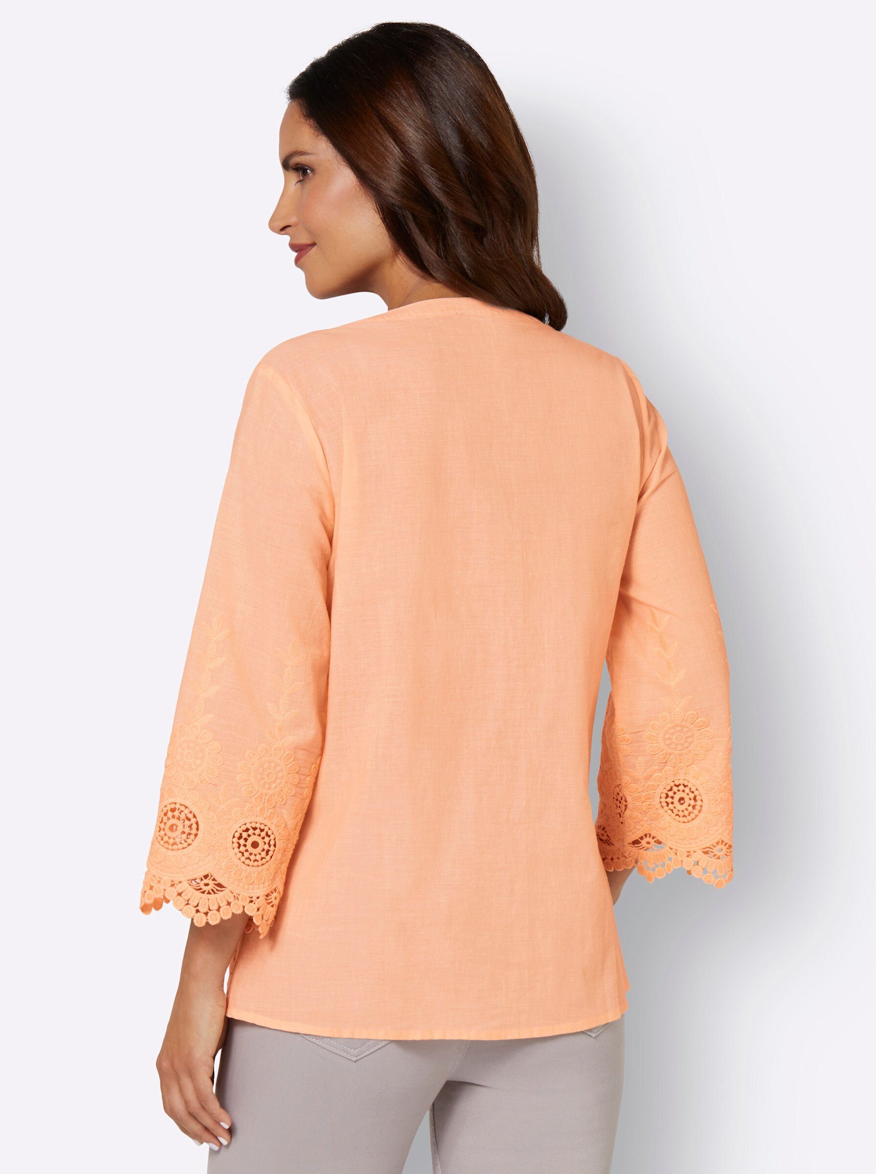 Bluse WEIDEN Klassische apricot WITT