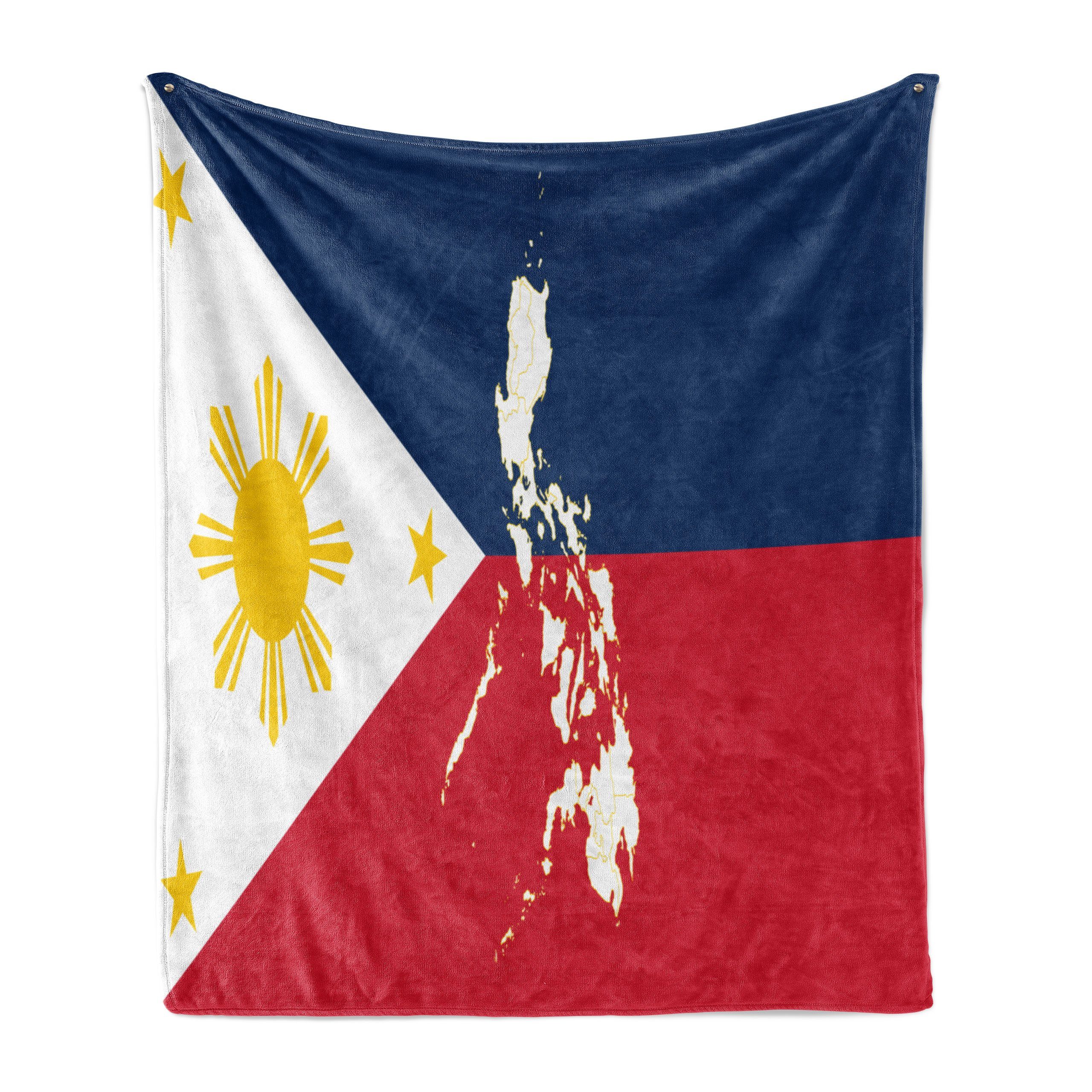 Gemütlicher philippi~~POS=TRUNC Flagge Außenbereich, und Plüsch Land Wohndecke Abakuhaus, von Innen- Karte und für den