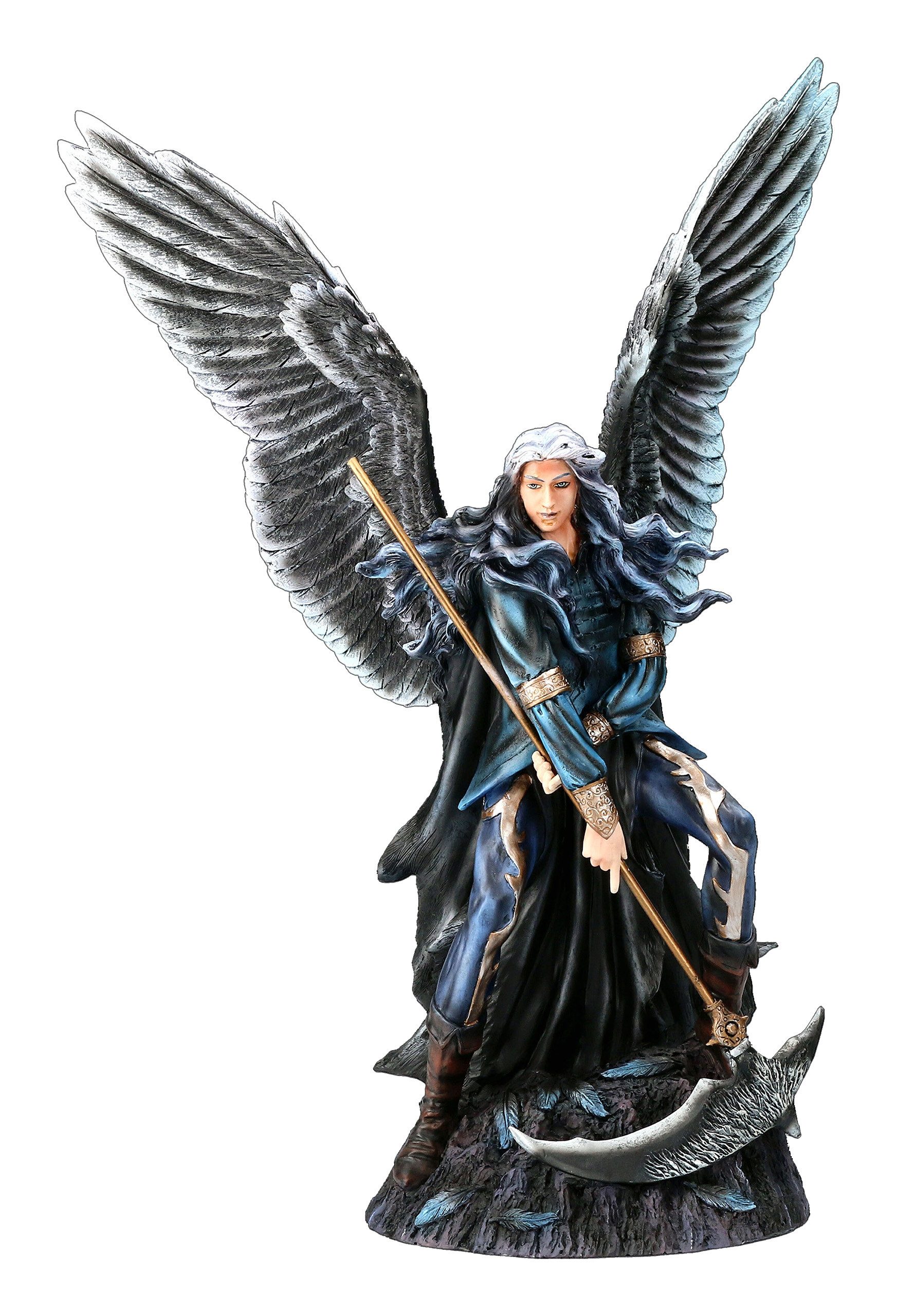 Figuren Shop GmbH Fantasy-Figur Reaper Engel Figur mit Sense - Fantasy Gothic Dekoration