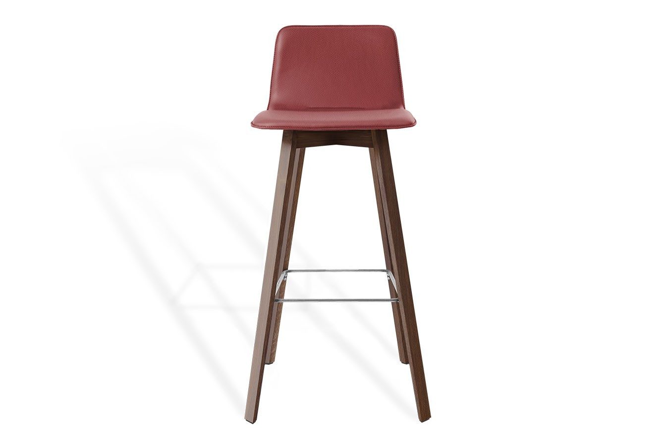 KFF Barhocker Barhocker Maverick Leder rot H 106 cm