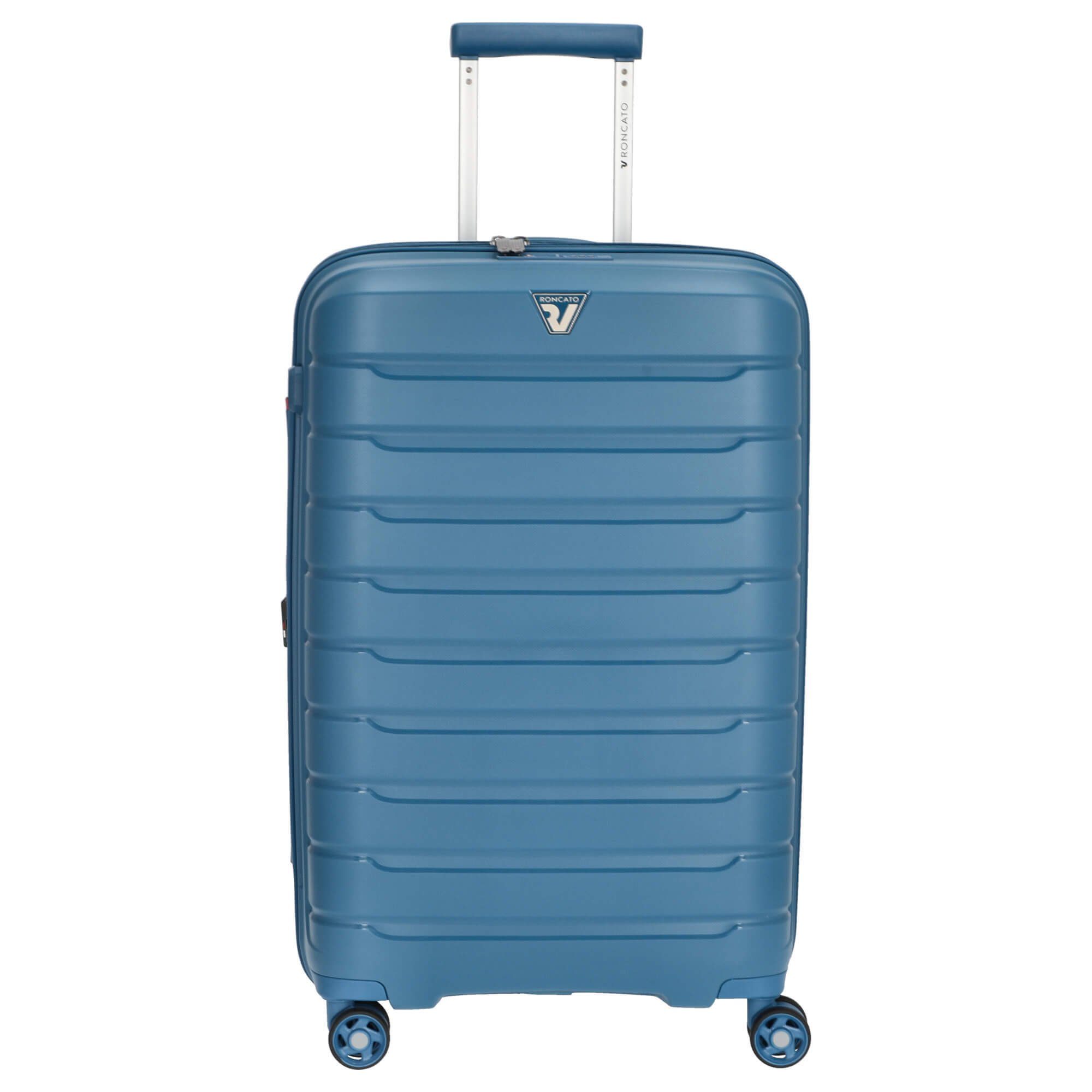 RONCATO Trolley B-Flying - 4-Rollen-Trolley 4 M cm erw., 68 denim Rollen