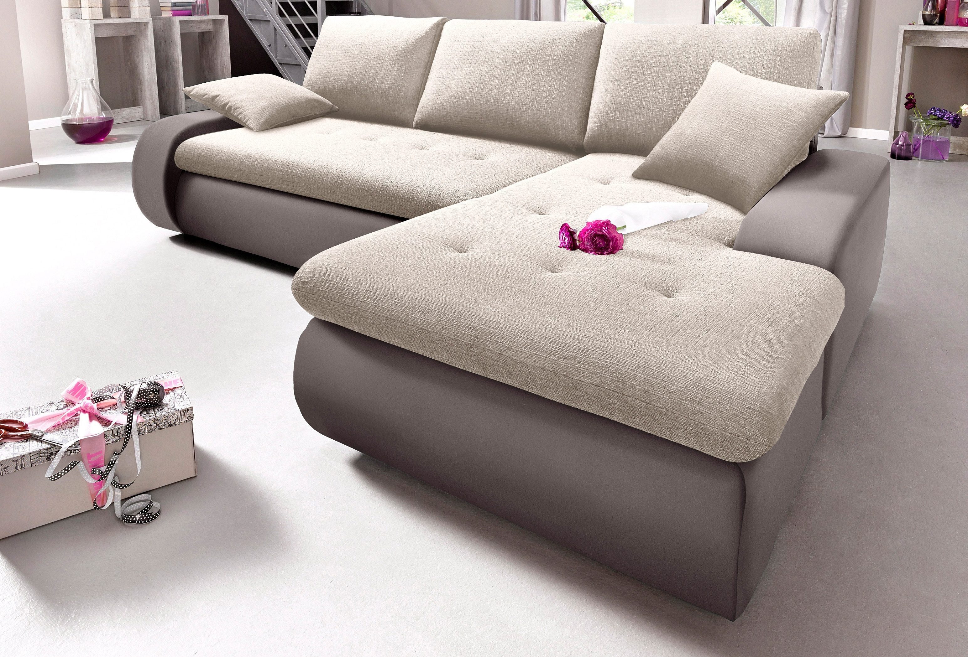 TRENDMANUFAKTUR Ecksofa Indie, modern und bequem, günstig online kaufen