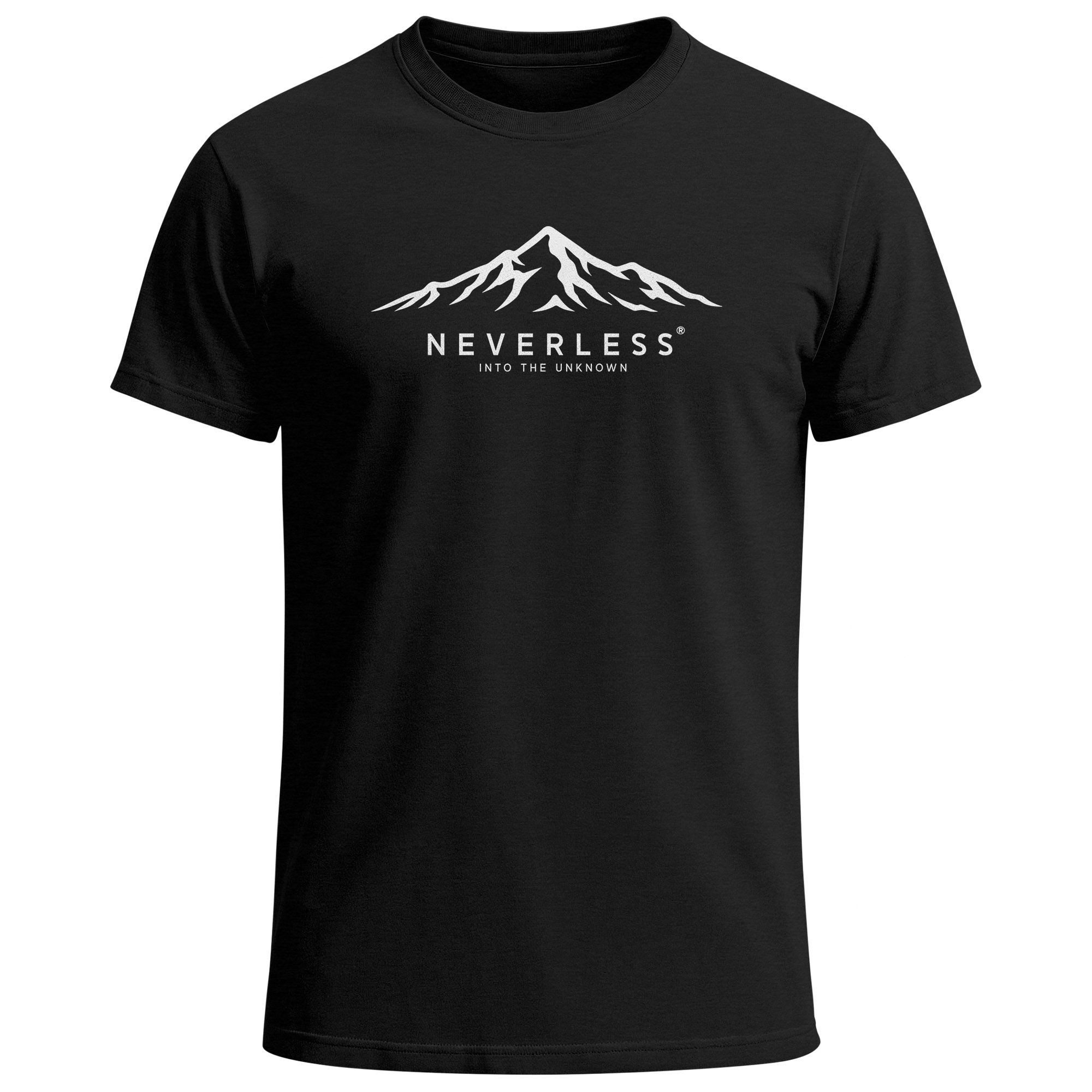 Neverless Print-Shirt Herren T-Shirt Mountain Graphic Print Adventure Desig günstig online kaufen