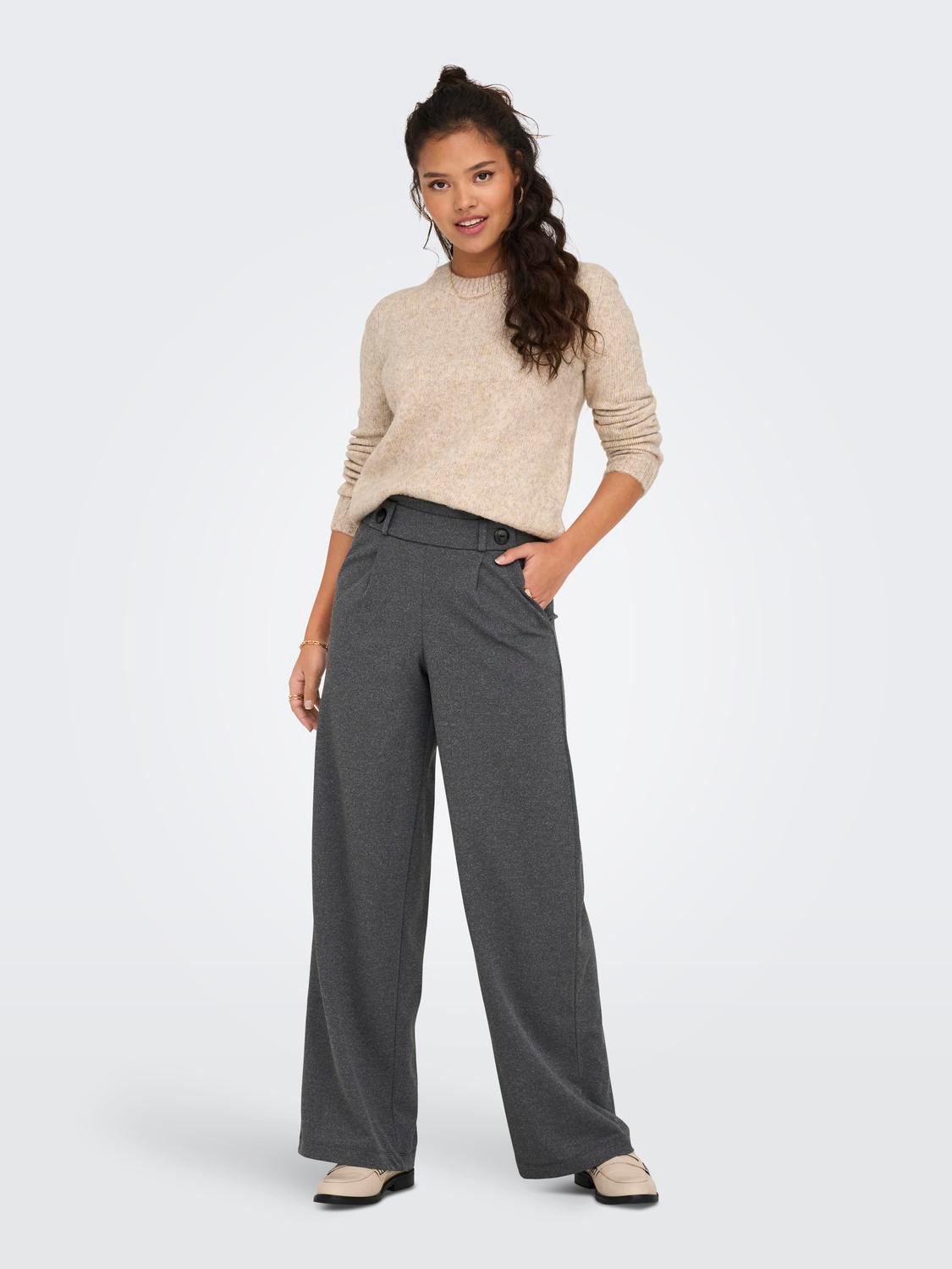 JDY Jerseyhose JDYGEGGO NEW LONG PANT JRS NOOS Materialmix