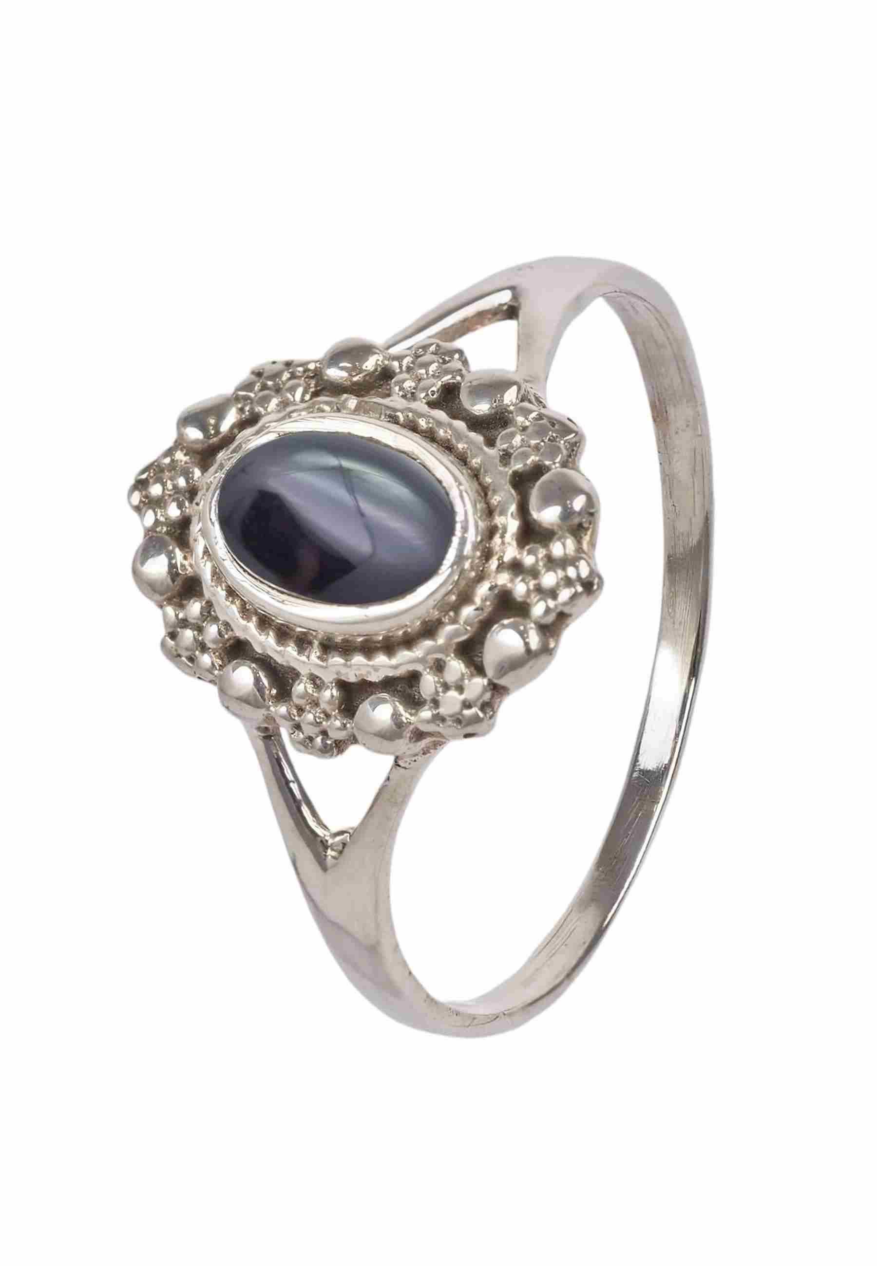 mantraroma Silberring BUKUR aus 925 Silber mit Onyx (Ring mit Schmuckbeutel günstig online kaufen