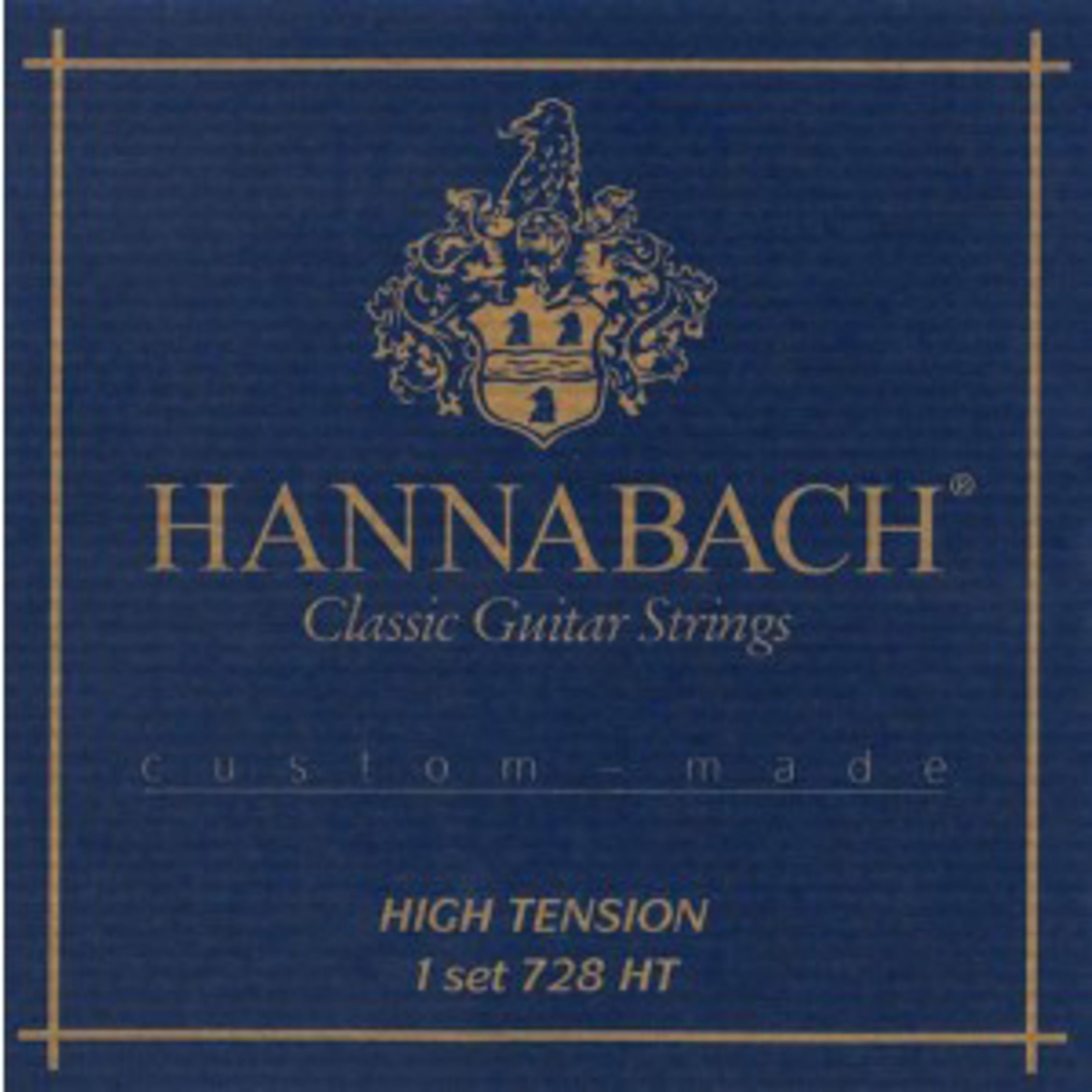 Hannabach Saiten, (K-Git.Saiten Satz 728 HT Nylon High Tension), K-Git.Saiten Satz 728 HT Nylon High Tension - Konzertgitarrensaiten