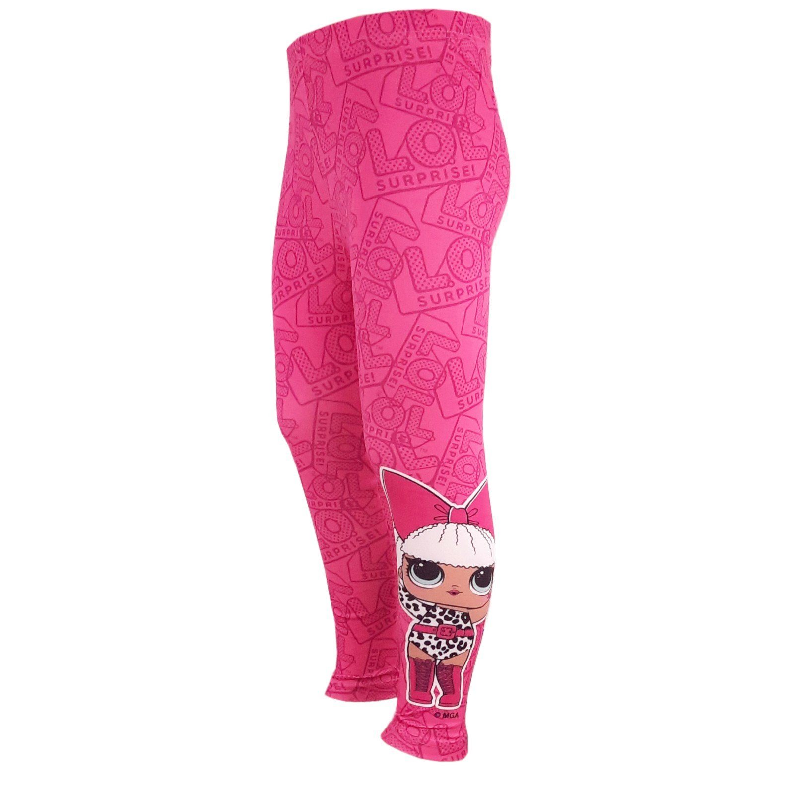 L.O.L. SURPRISE! Leggings 98 Kinder Surprise LOL Sporthose Gr. bis Bad Pink Hair 128