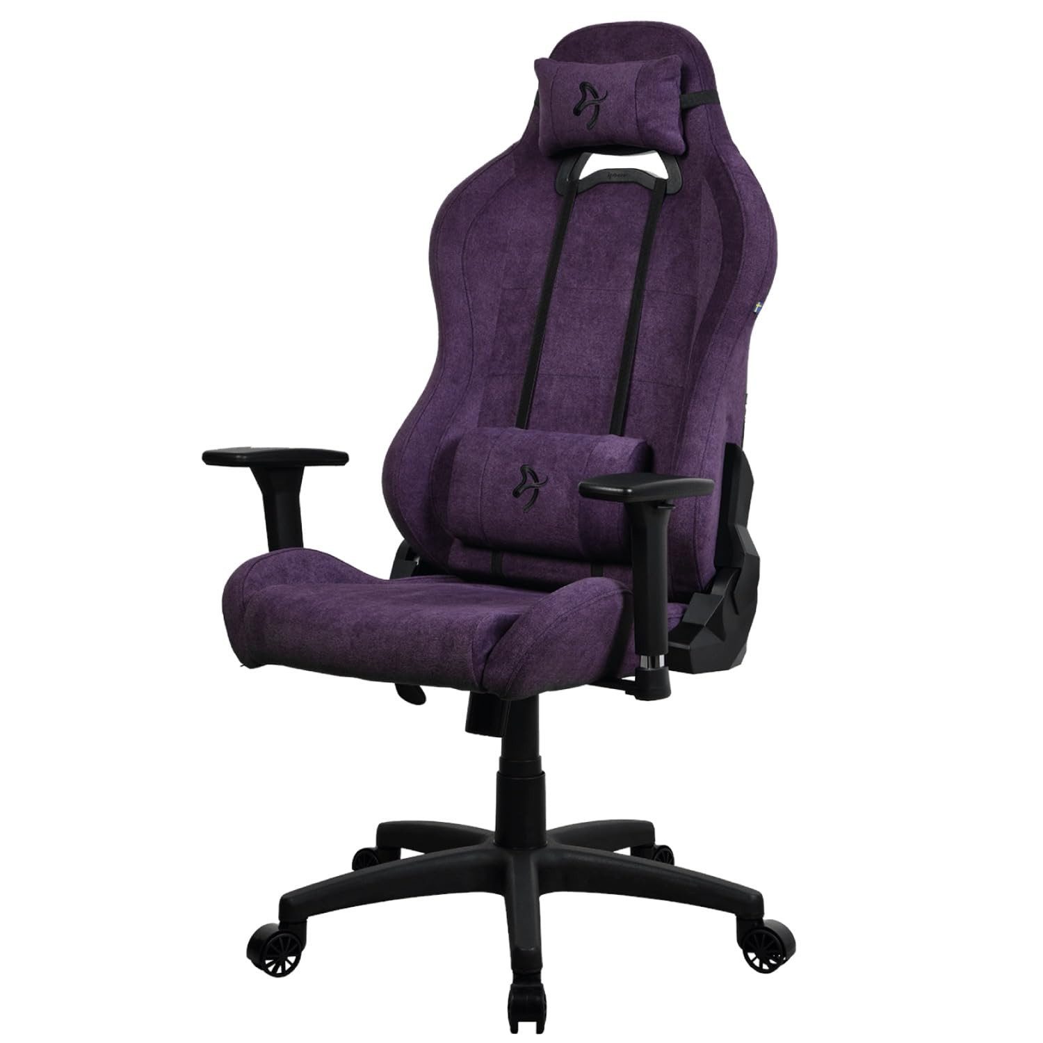 Arozzi Gaming Chair Torretta Soft Fabric, Soft Fabric Bezug, ergonomisches Design, höhenverstellbar