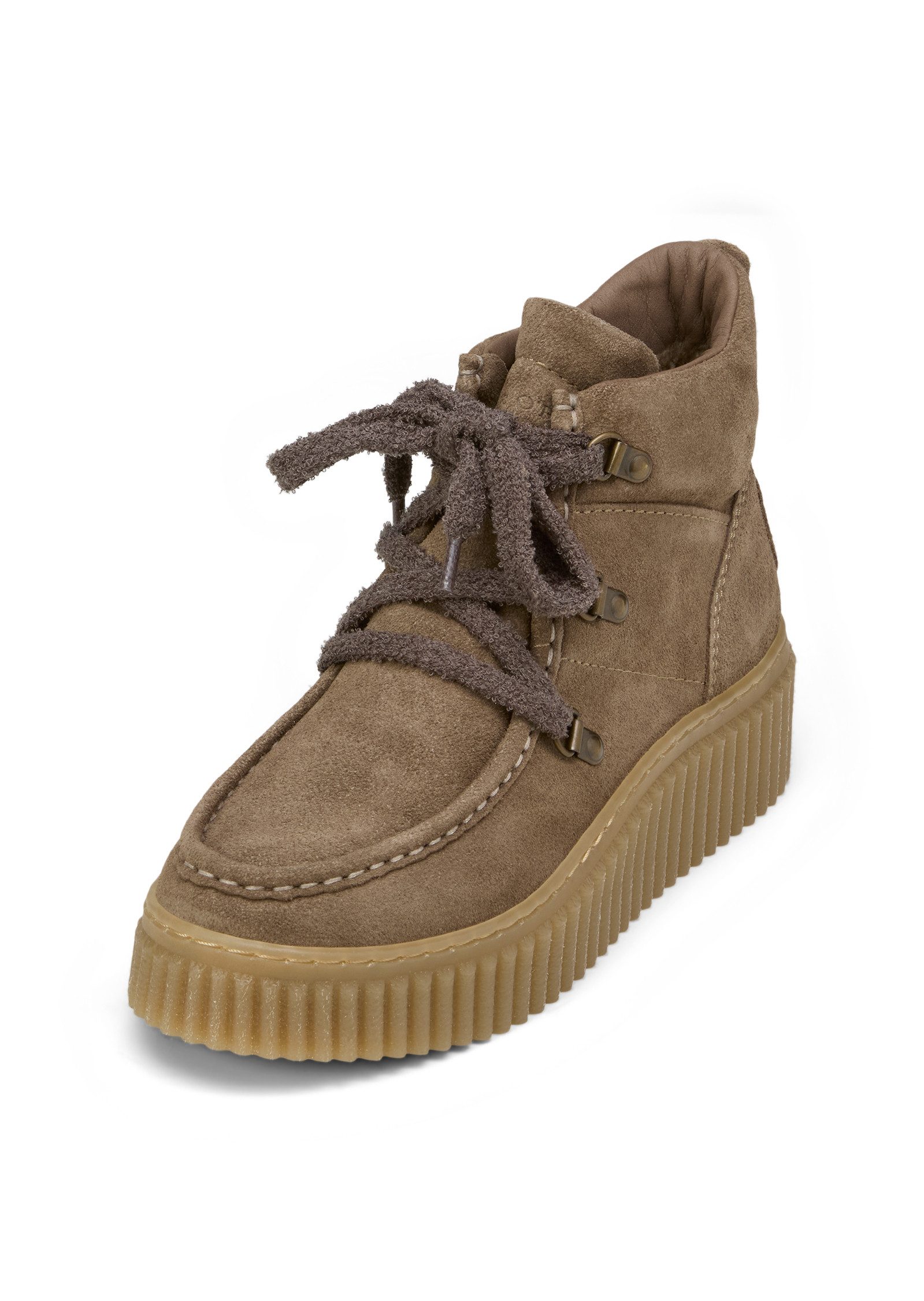 Marc O'Polo mit markanter Rillen-Plateausohle Stiefelette