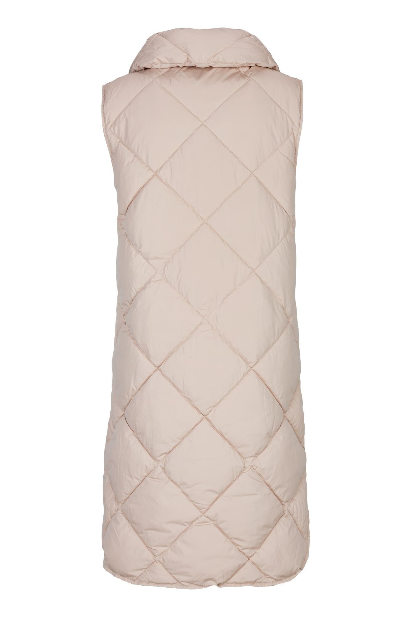 RICHROYAL Longweste Knielange gesteppte Nylon Weste günstig online kaufen