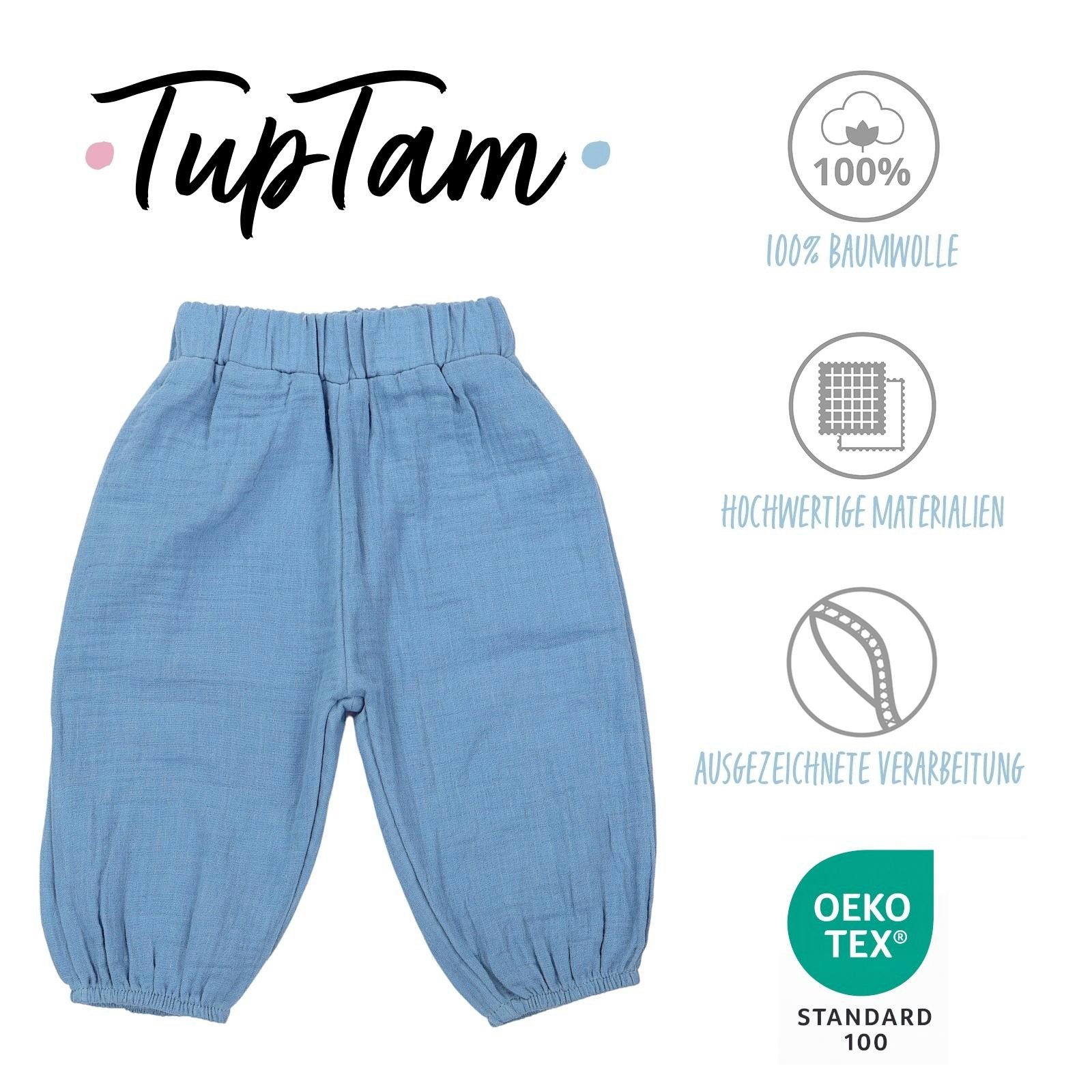 TupTam Sweathose TupTam Baby Unisex Musselin- Pumphose 3er Pack – Bild 2 von 5
