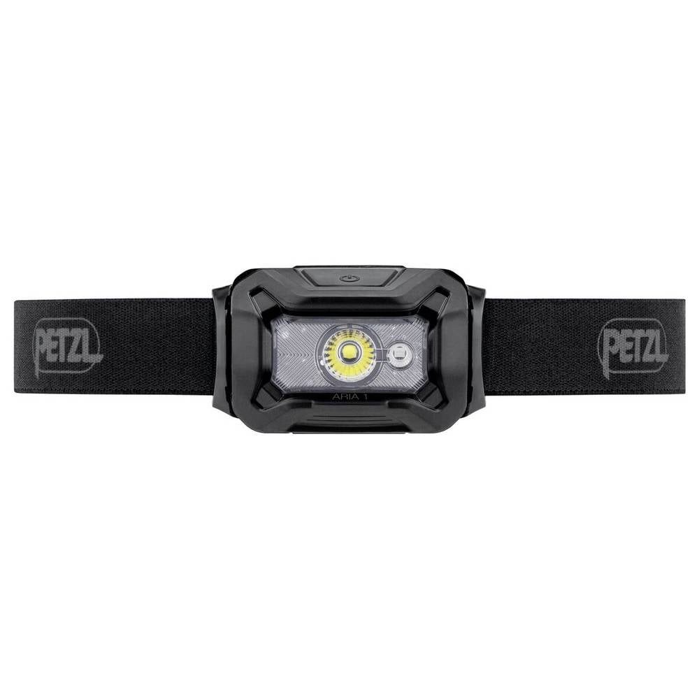 Petzl LED Stirnlampe ARIA® 1R RGB LED Stirnlampe akkubetrieben, Li-Ionen Akkus oder, abnehmbar, verstellbar, mit USB-Schnittstelle