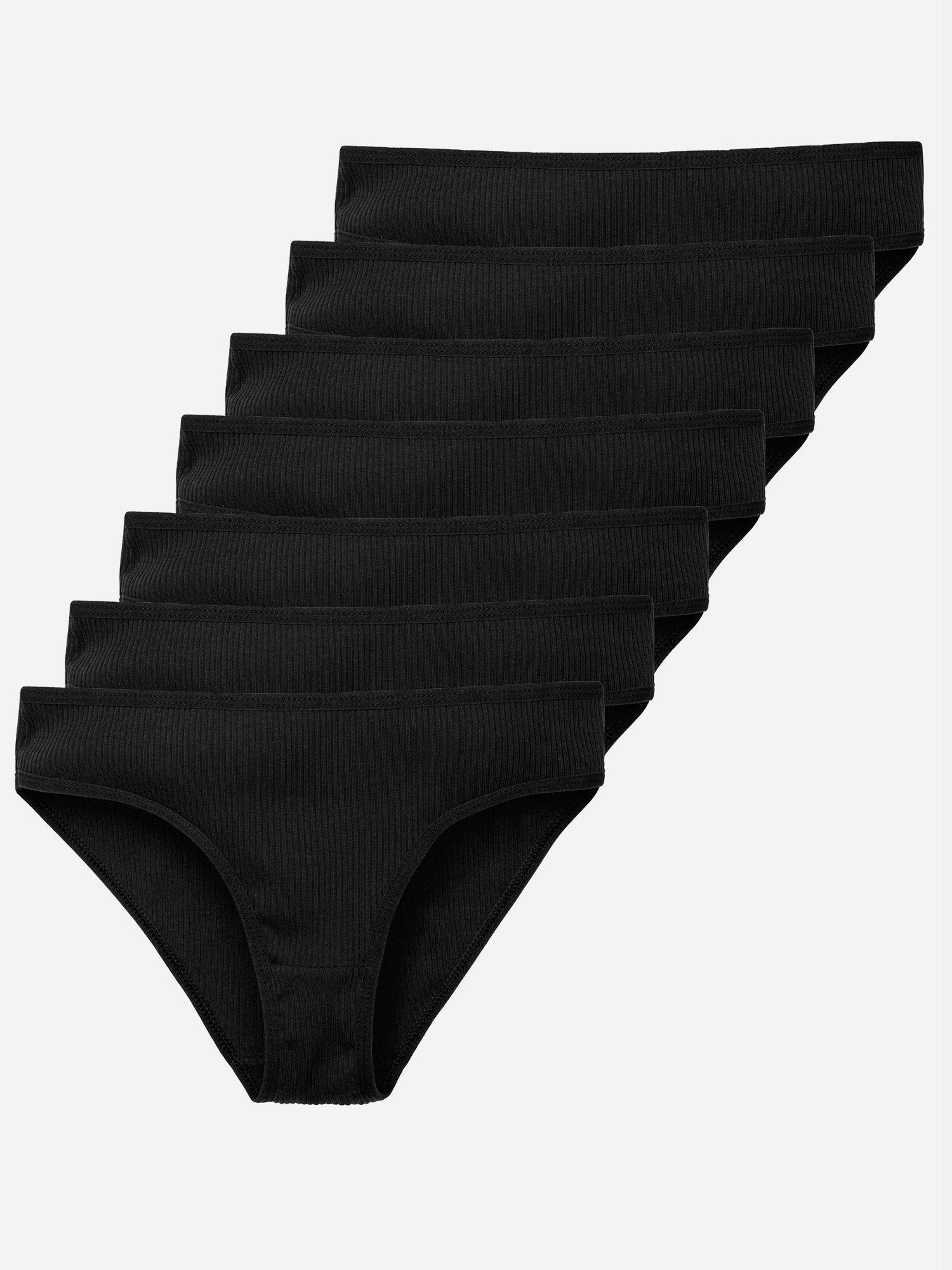 Slip (Packung, Damen F901 Slips 7-St) schwarz Tazzio 7er-Pack