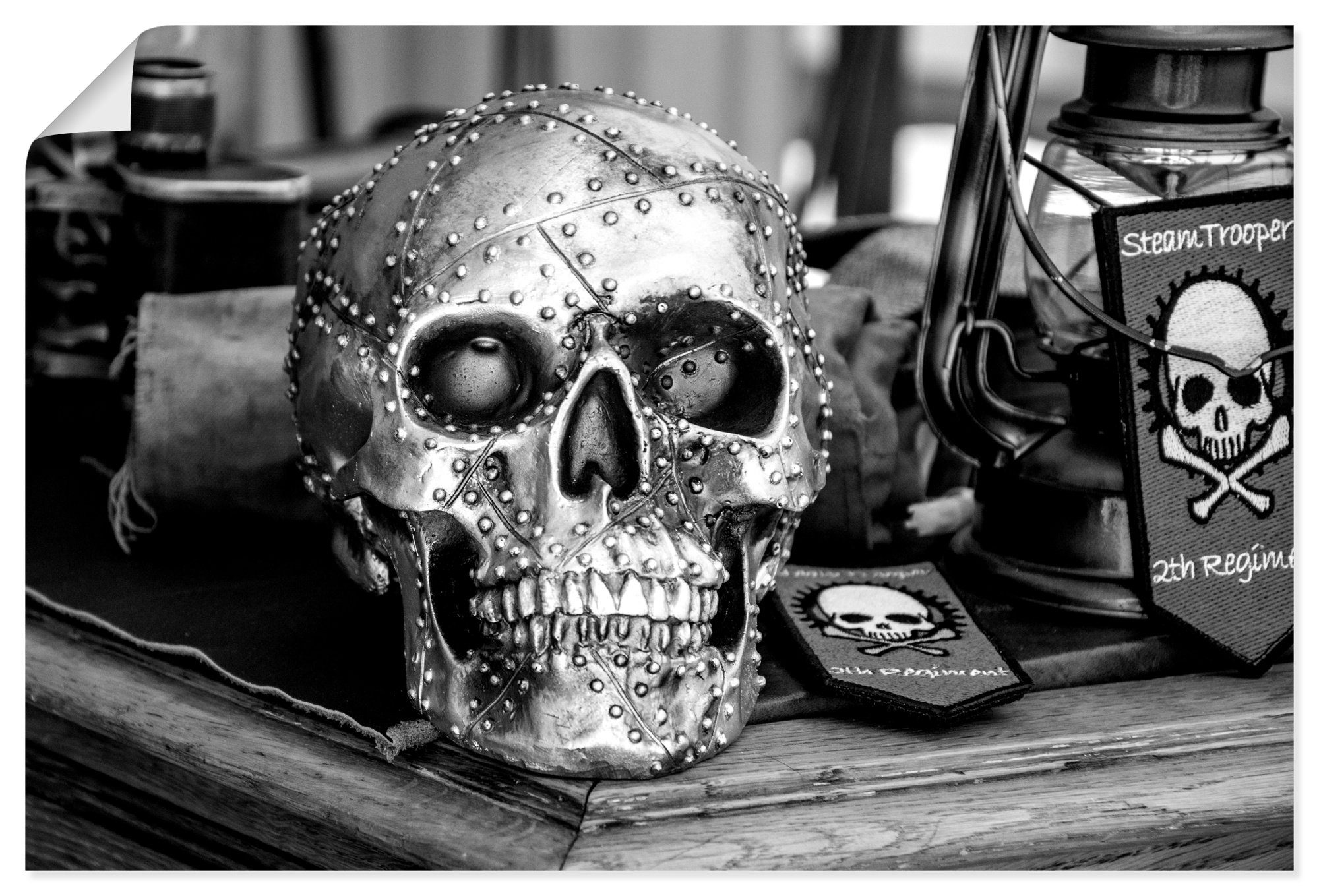 Artland Wandbild Totenkopf, klassische Fantasie (1 St), als Leinwandbild, Плакат, Wandaufkleber in verschied. Größen