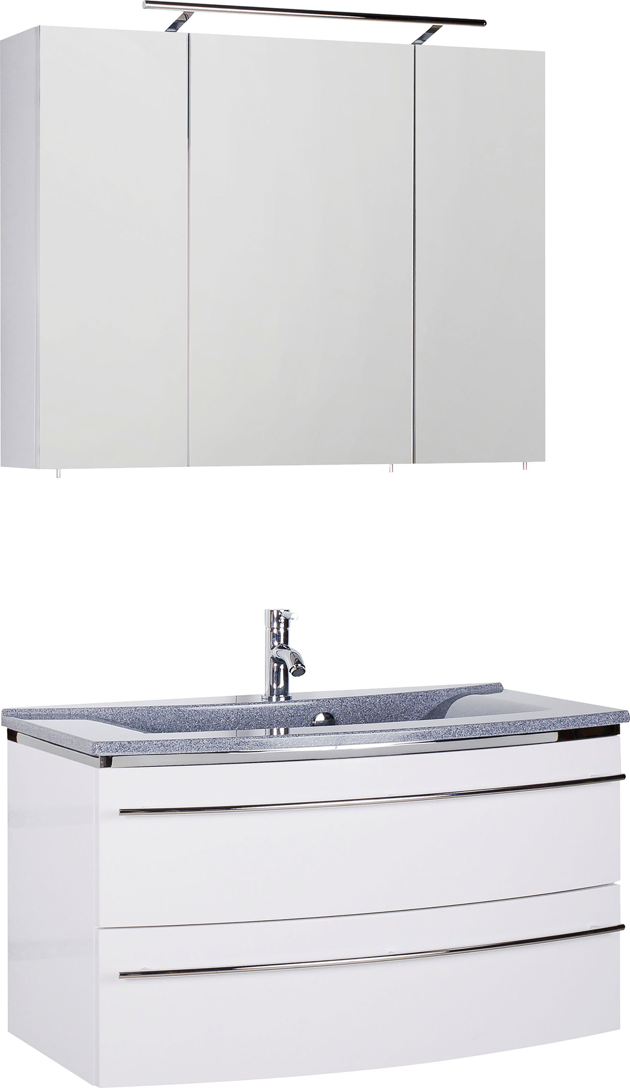 Saphir Badmöbel-Set 3040, (2-St), Breite 90 cm