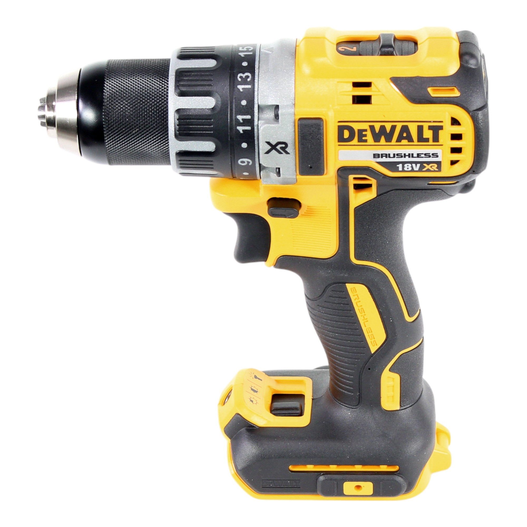 DeWalt Akku-Schrauber DCD 791 D2 Akku Bohrschrauber 18 V 70 Nm Brushless + 2x Akku 2,0 Ah