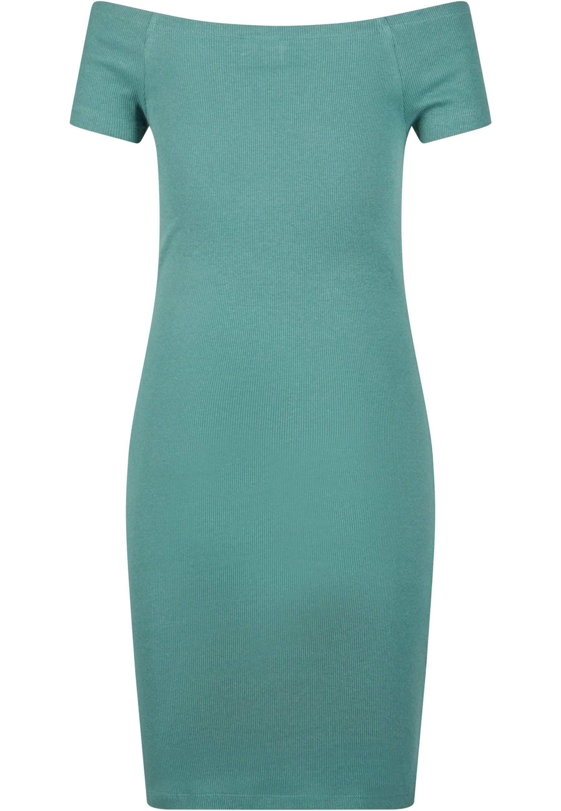 URBAN CLASSICS Shirtkleid Urban Classics Damen Ladies Off Shoulder Rib Dres günstig online kaufen