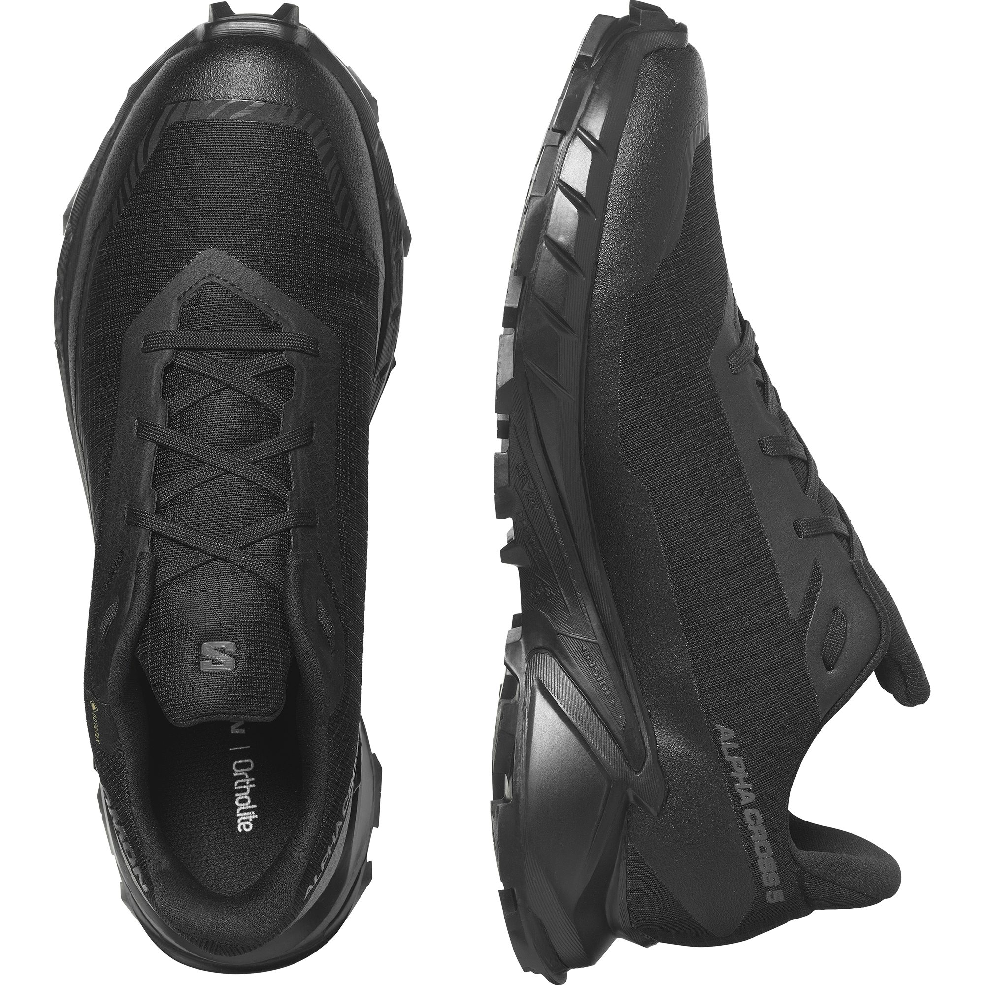 5 Trailrunningschuhe wasserdicht, schwarz ALPHACROSS Trailrunningschuh GORE-TEX Salomon