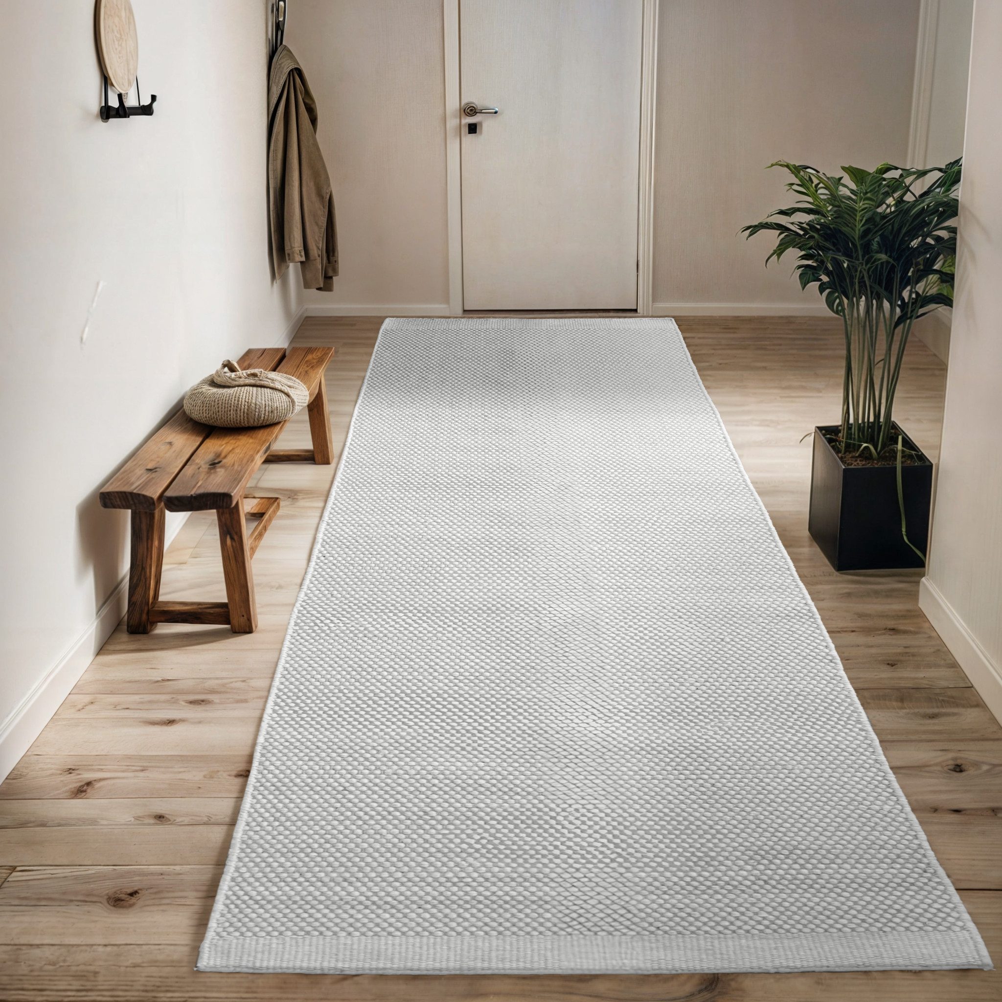 Myflair Möbel & Accessoires Wollteppich WOOLY DREAM, handgewebt, rechteckig, Höhe: 10 mm, reine Wolle, Uni Farben, Wendeteppich, auch in rund & als Läufer