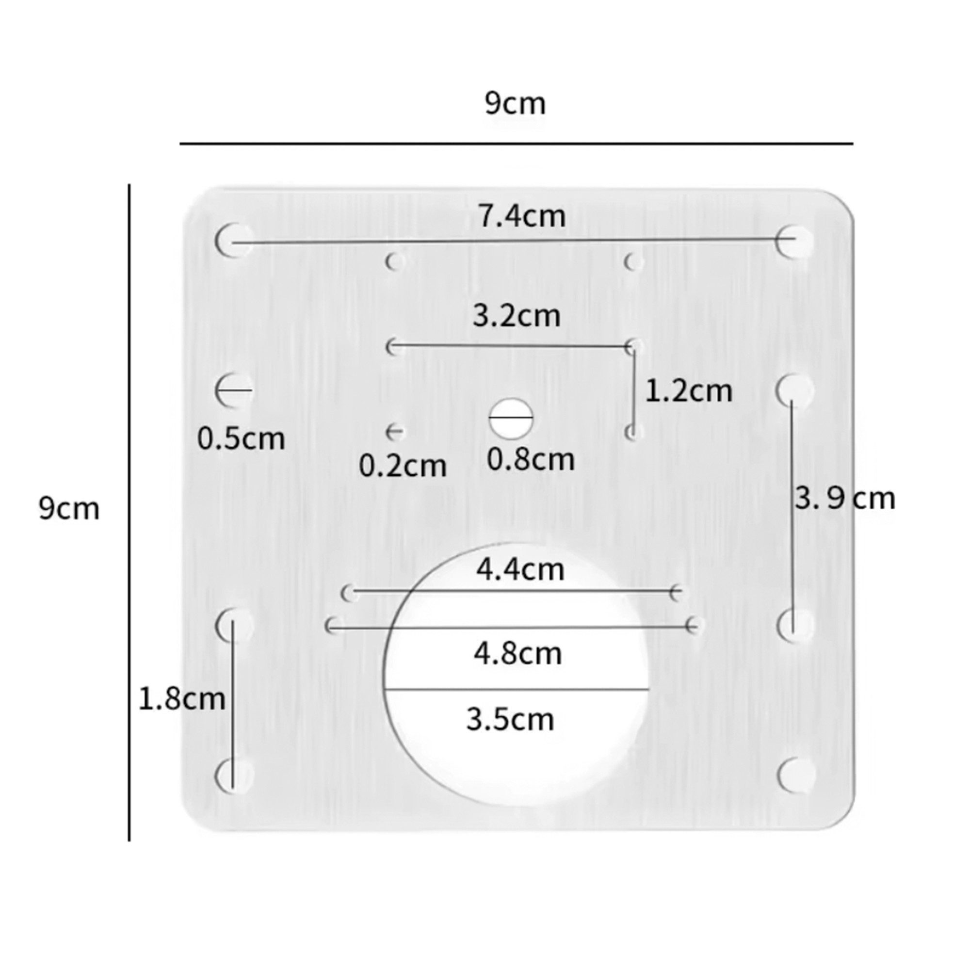 TSB Werk Montagezubehör Scharnier Reparaturplatte Möbel Schrank (4 St), Rep günstig online kaufen