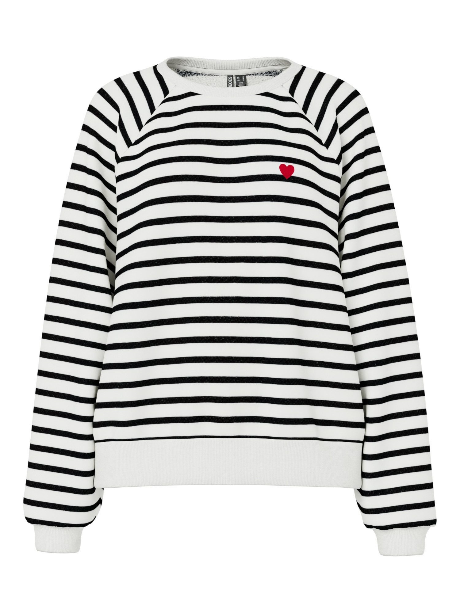 pieces Sweatshirt PCGRETA LS EMB UB SWEAT NOOS - Sweatshirt - Langarmshirt günstig online kaufen