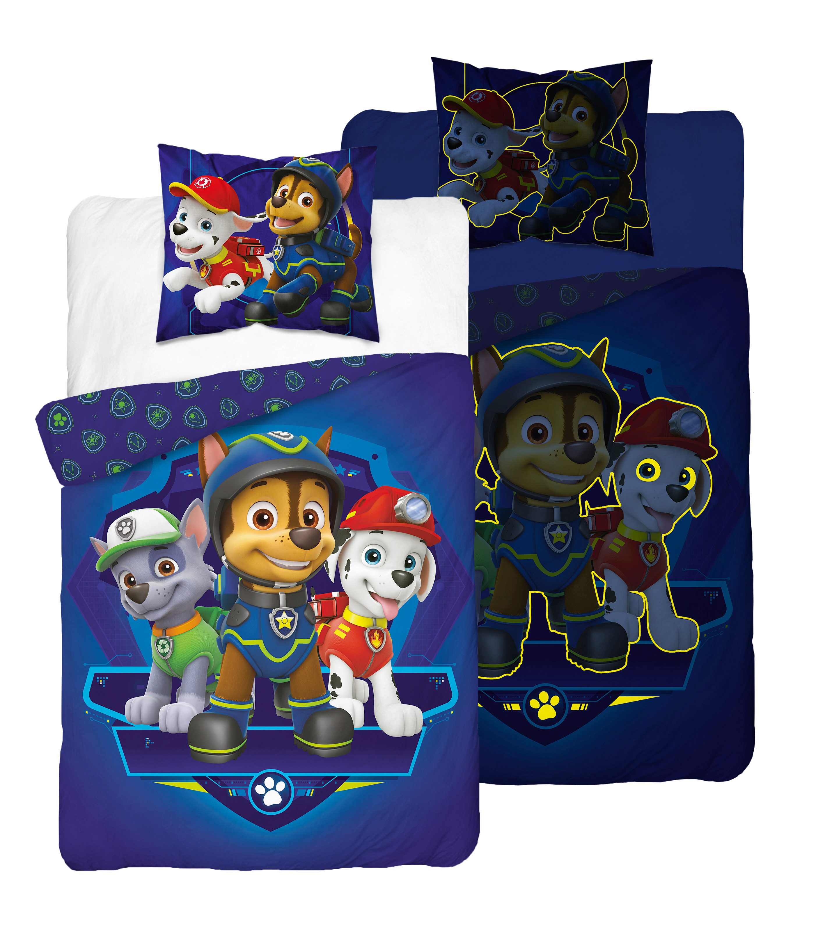 PAW PATROL Kinderbettwäsche Wendebettwäsche Paw Patrol günstig online kaufen