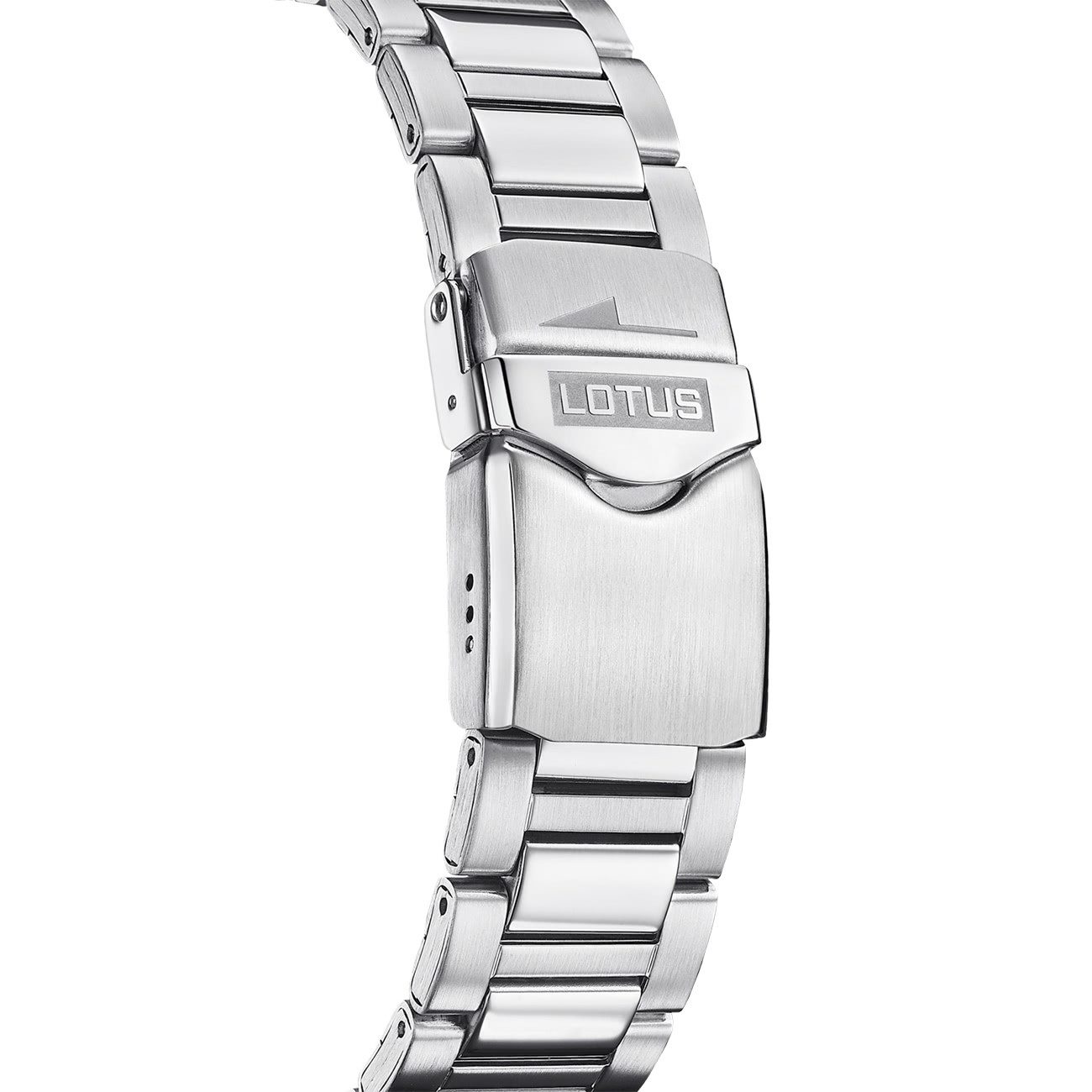 Lotus Quarzuhr Lotus Herrenuhr Edelstahl silber Lotus, (Chronograph), Herren Armbanduhr rund, groß (ca. 44,5mm), Edelstahl