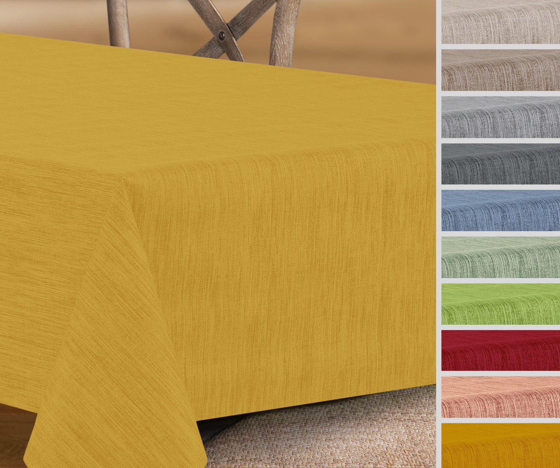 Beautex Tischdecke Wachstuchtischdecke rund oval eckig, günstig online kaufen