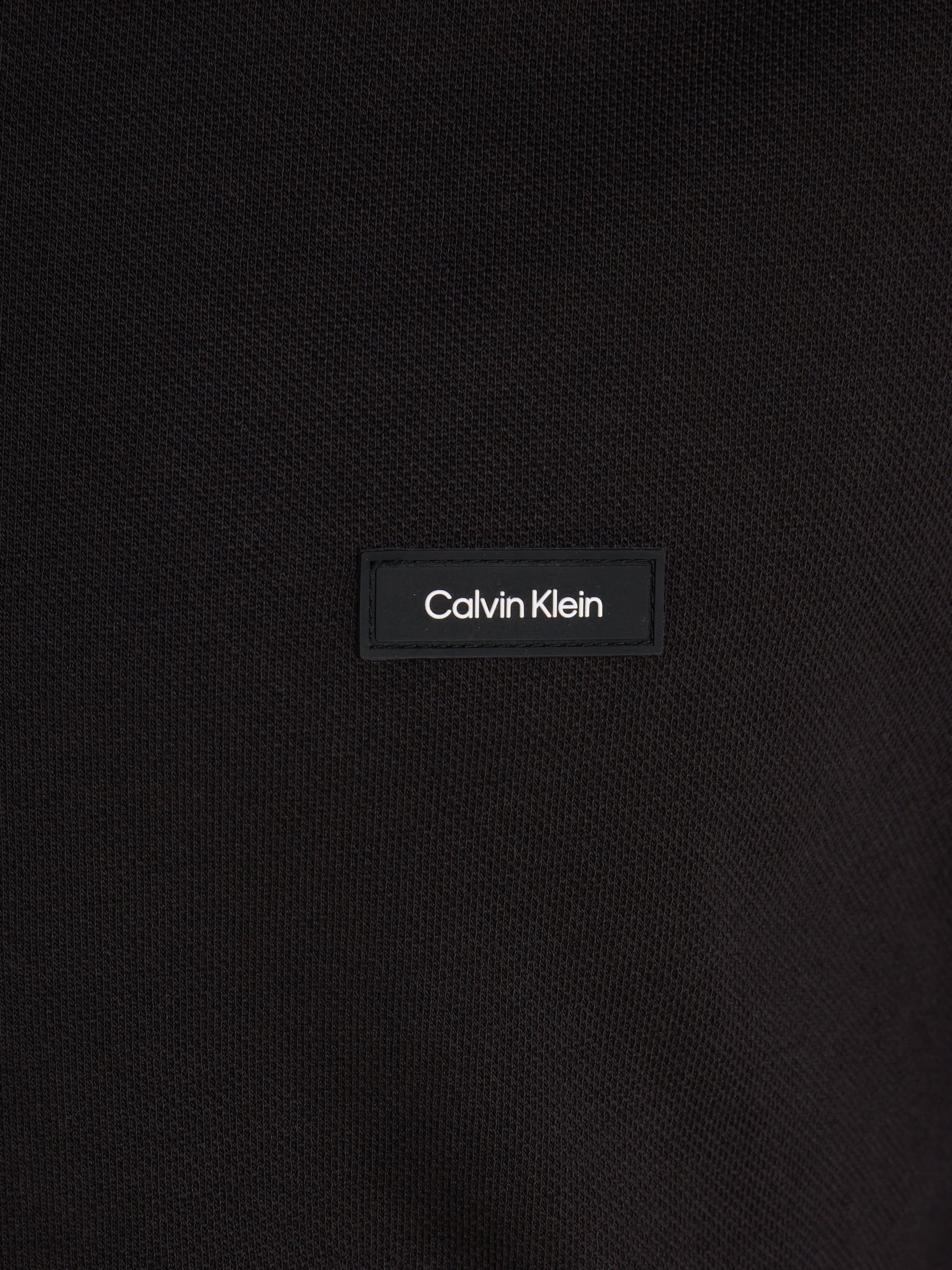 Ck Calvin STRETCH POLO LS PIQUE TIPPING Klein Poloshirt Black