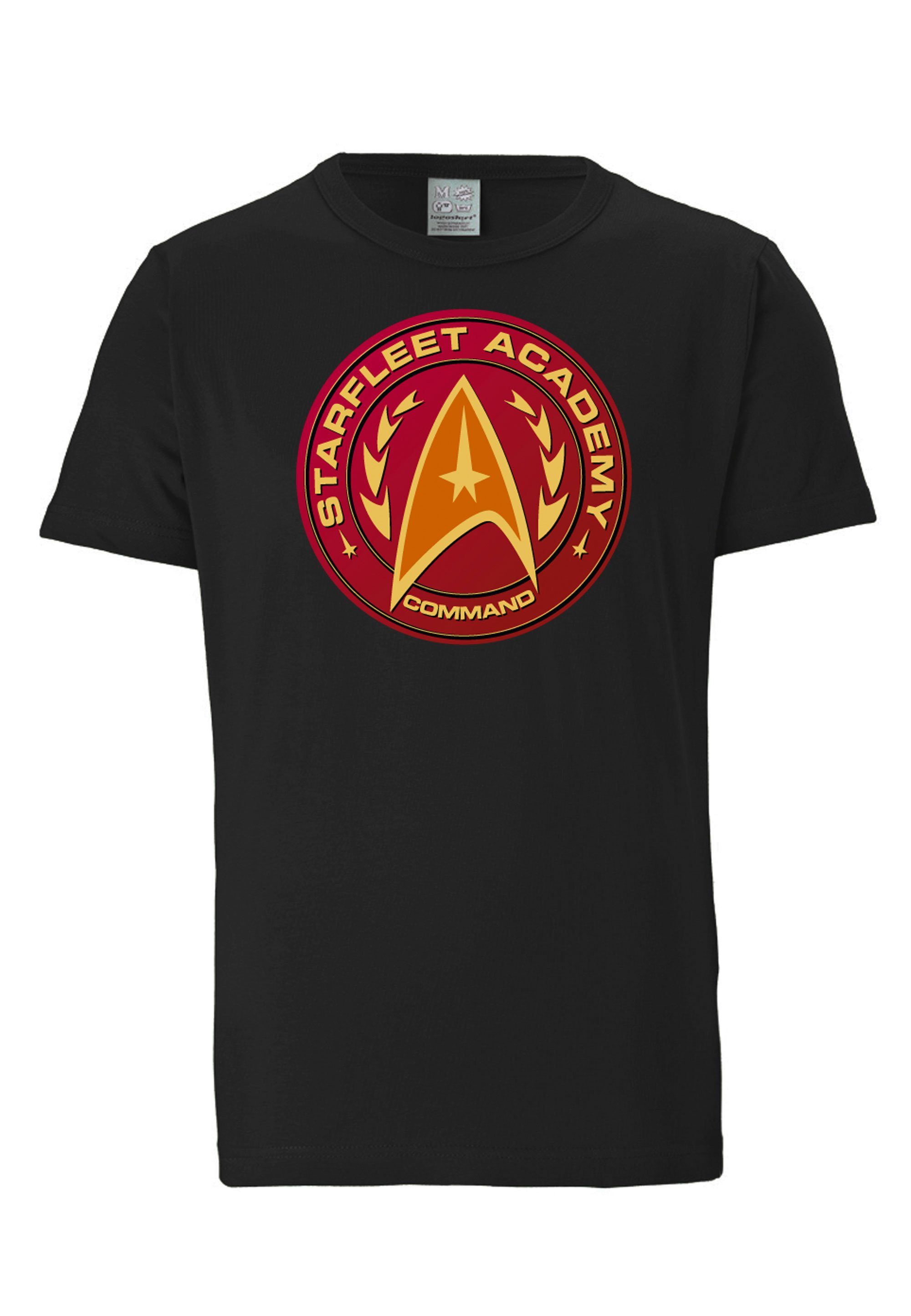 Star - Starfleet LOGOSHIRT Trek-Print Trek Academy lässigem Star T-Shirt mit