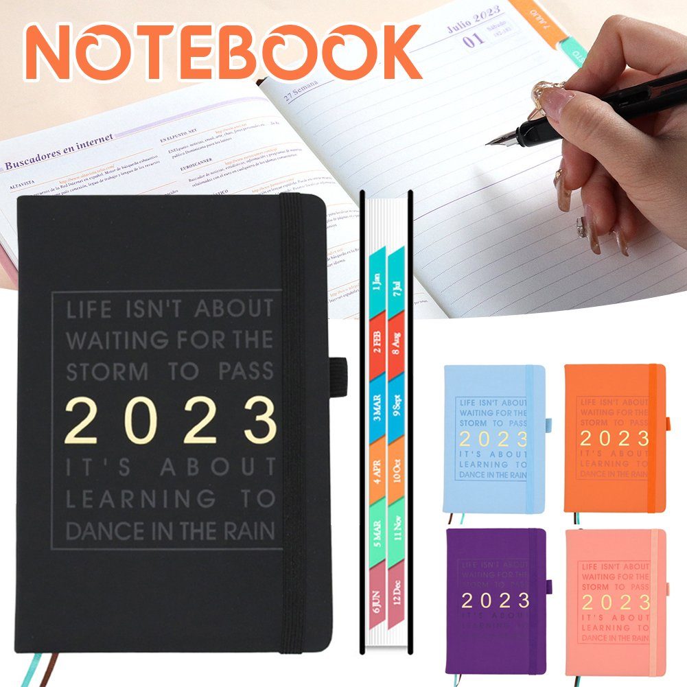 Notizbuch Und Beschreibbar Monatsplaner, 2023–2024 Wochen- pink Tragbar, Blusmart