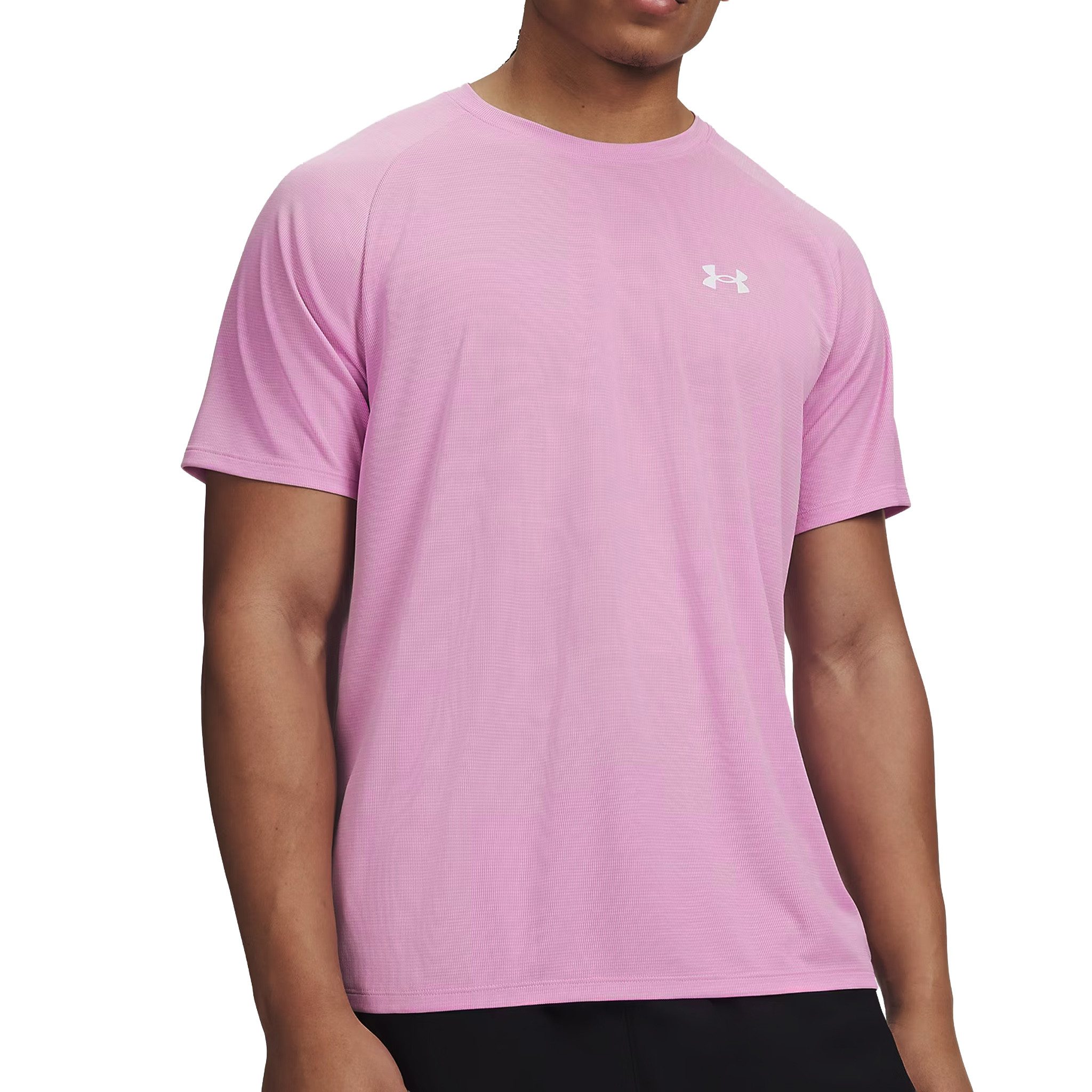 Under Armour® Funktionsshirt Tech Textured SS mit Logo über der Brust