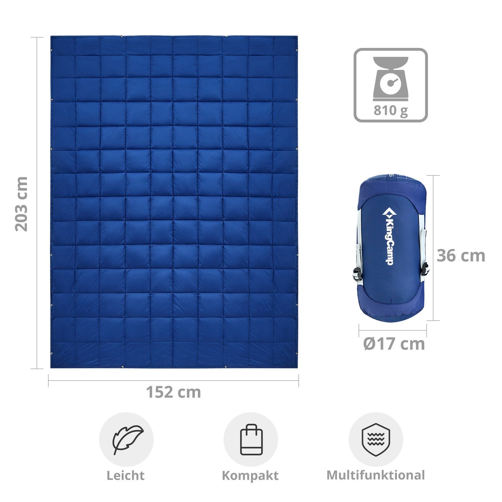 Outdoordecke Camping Decke Smart 800 Picknick, günstig online kaufen