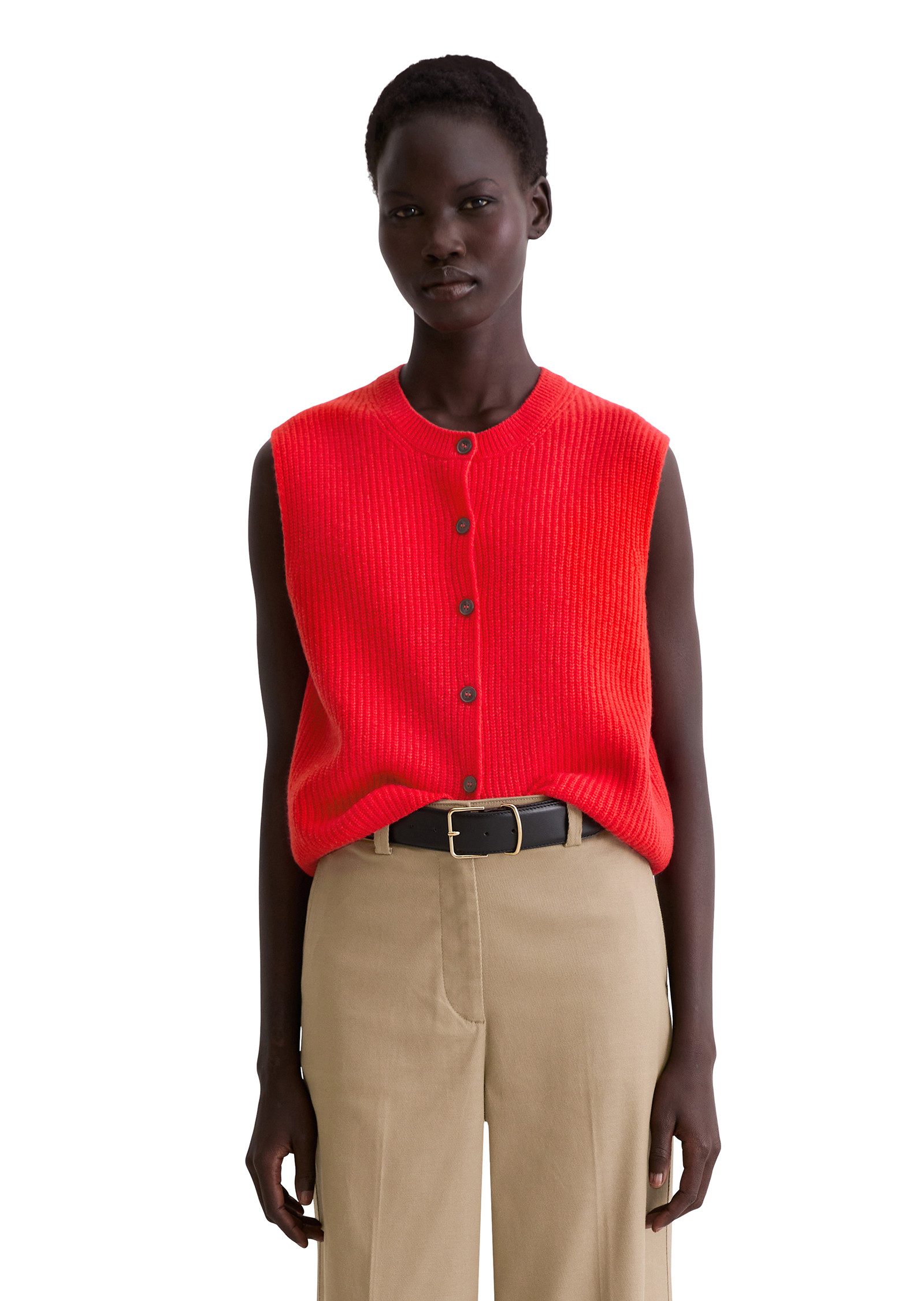 Marc O'Polo Strickweste slim fit, aus weichem Wolle-Mix günstig online kaufen