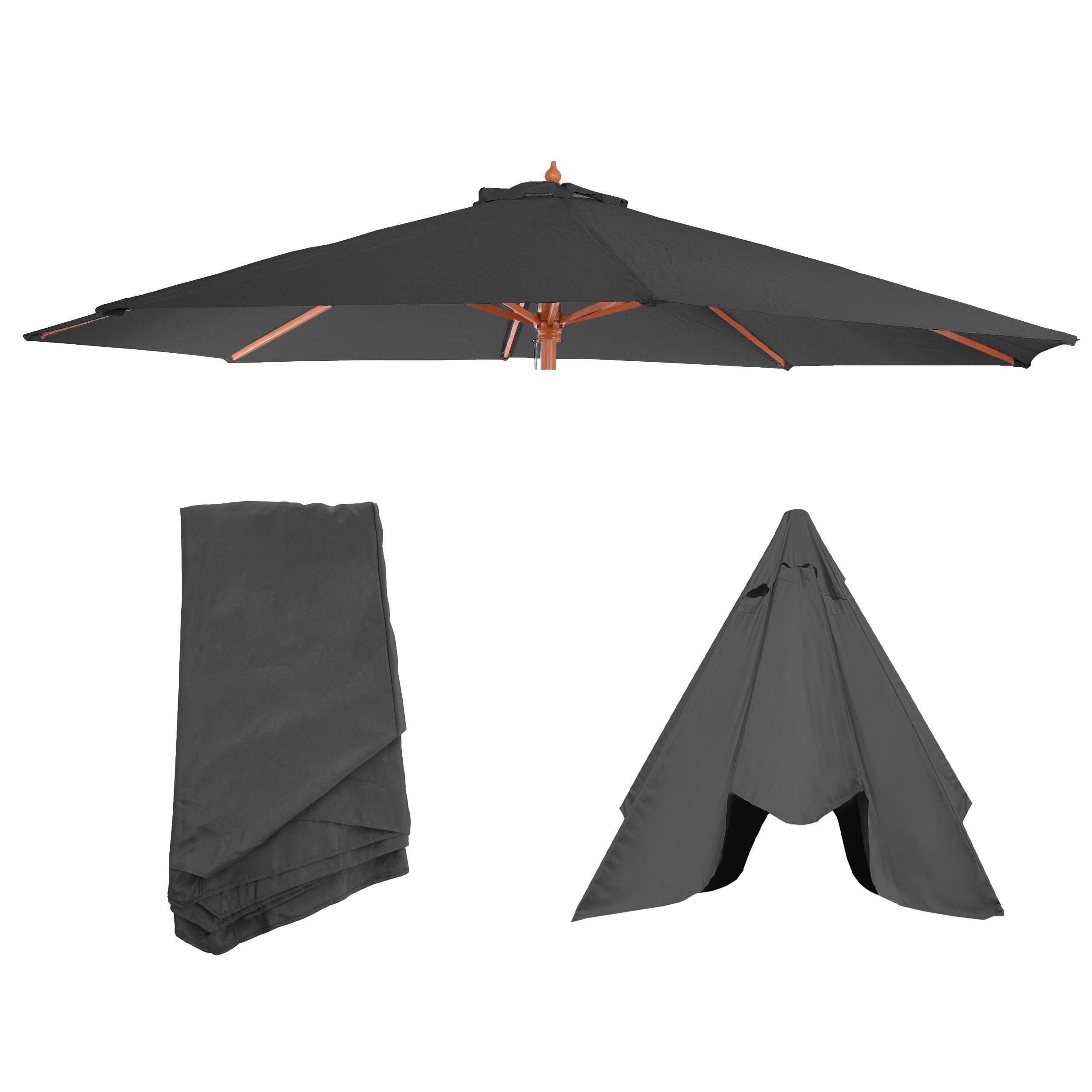 MCW Ersatzschirmbespannung Lissabon-B-3,5, Wasser- und schmutzabweisend, Für bessere Wärmeregulierung