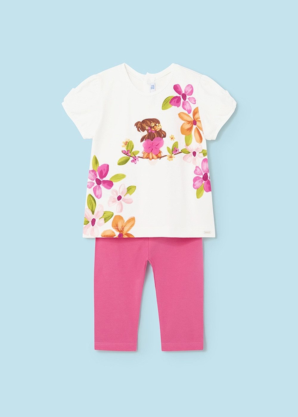 Mayoral Shirt & Leggings Set 2-teilig T-Shirt und Leggings (173651)