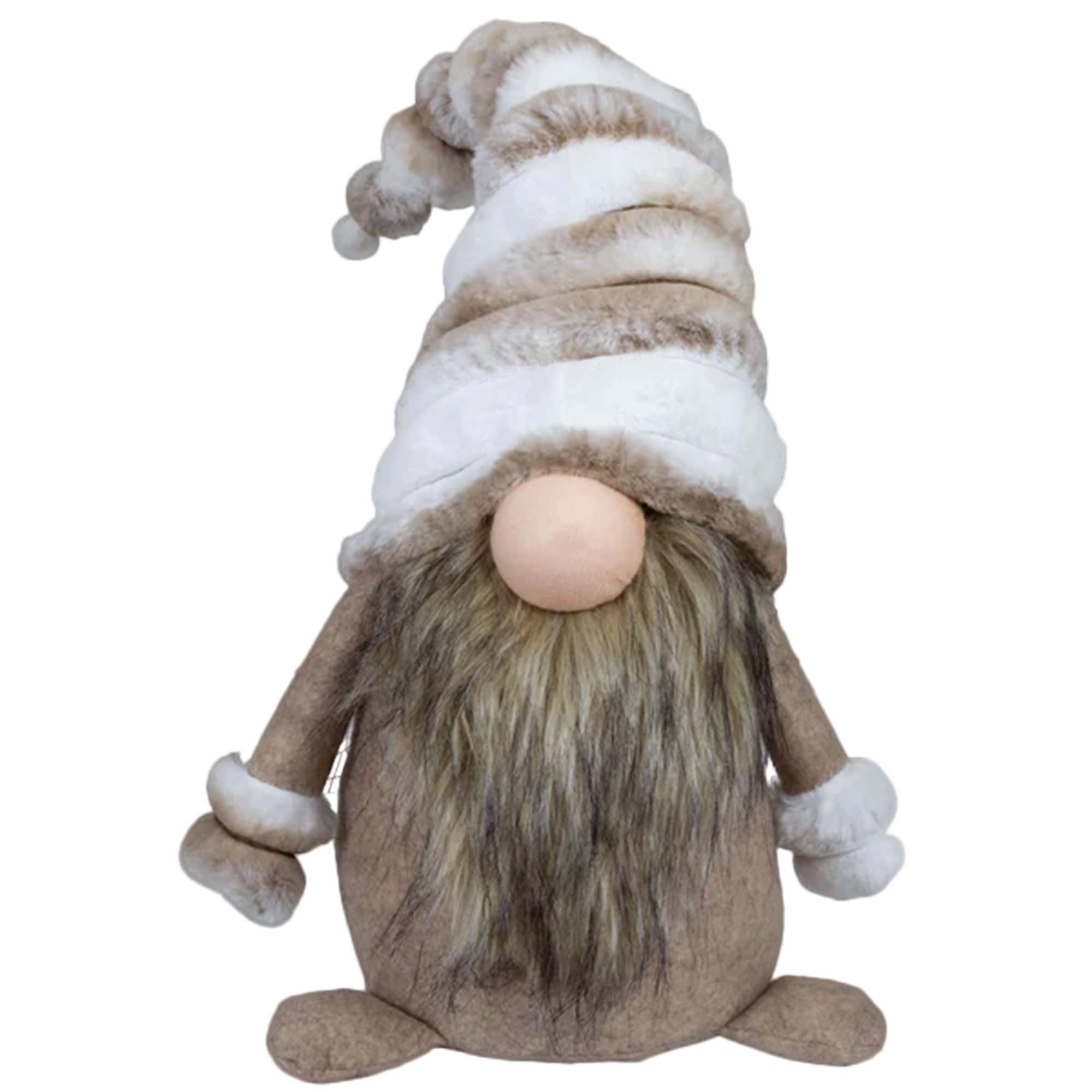 Christmas Paradise Weihnachtsfigur Weihnachtsdeko Weihnachtswichtel Бес (Tomte, 45 cm, aus Kunstfaser), mit wunderschöner Fellimitat Mütze