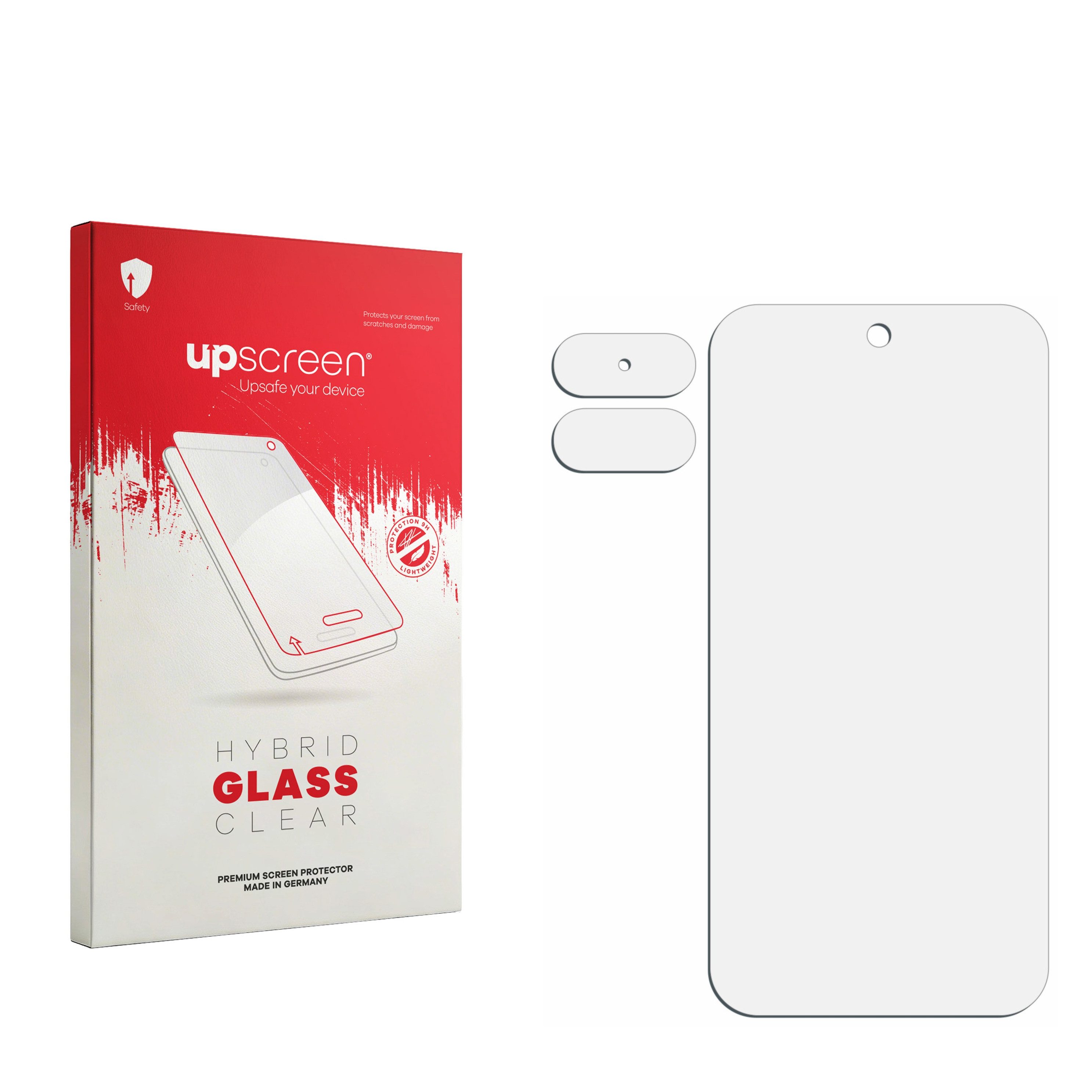 upscreen Displayschutzglas Folie für Google Pixel 10 Pro Fold (Display+Kamera), Schutzfolie Glas Panzer Display Schutz klar