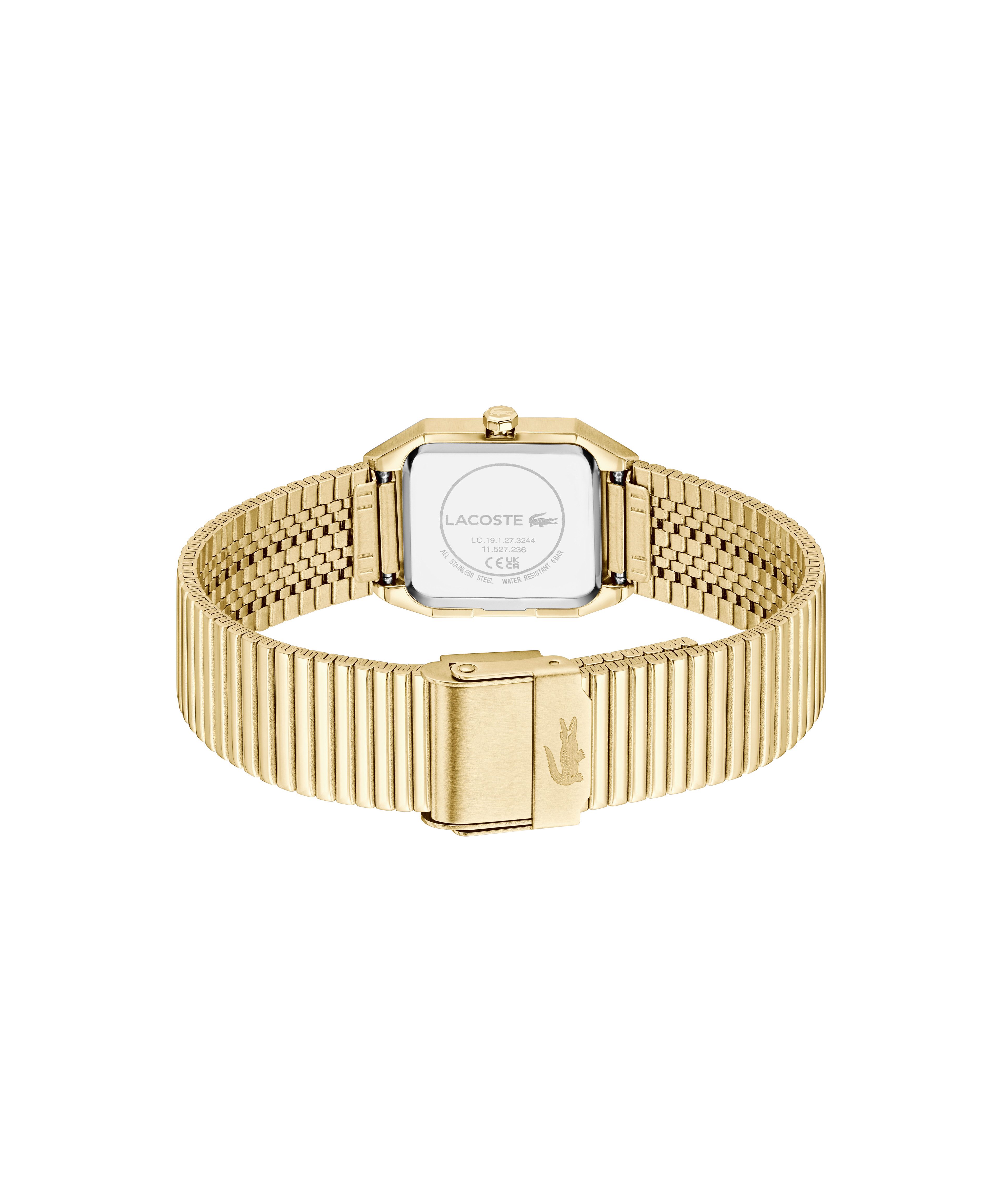 Lacoste Quarzuhr RENE 2001507, Armbanduhr, Damenuhr, Edelstahlarmband, analog