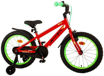 Volare Kinderfahrrad Kinderfahrrad Rocky Fahrrad für Jungen 18 Zoll Kinderrad in Rot