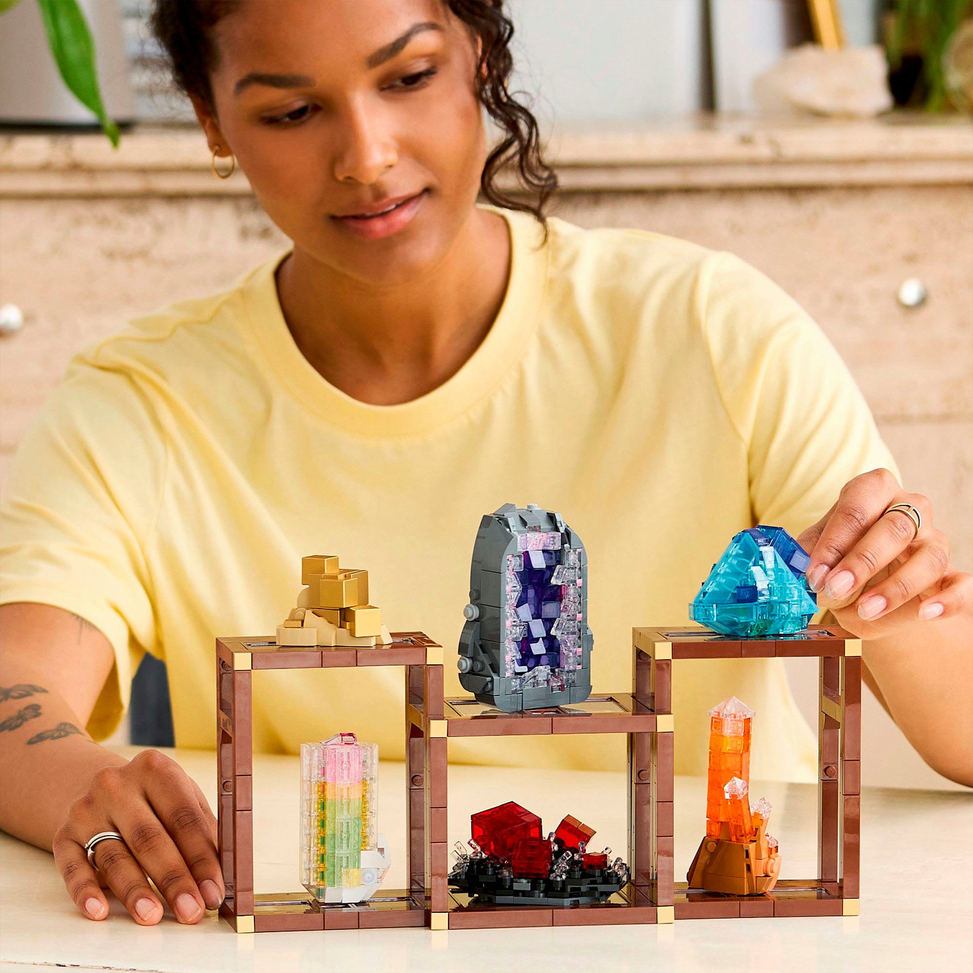 LEGO® Mineraliensammlung (21362), LEGO Ideas Konstruktionsspielsteine, (880 günstig online kaufen