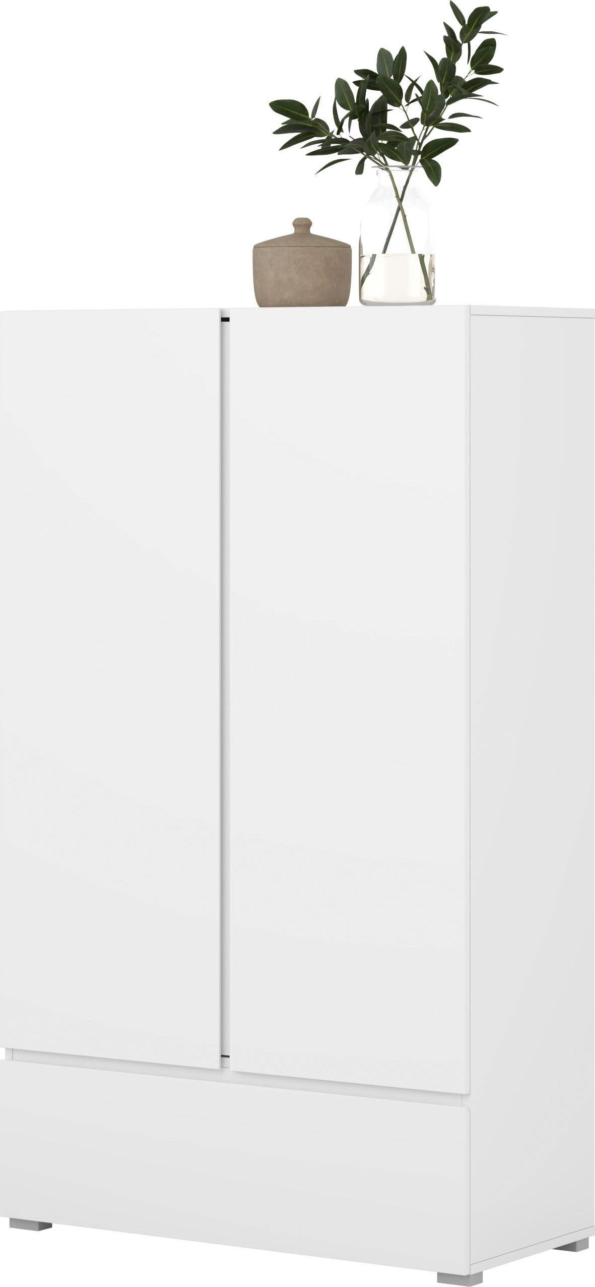 OTTO home Mehrzweckschrank Metric,Breite 89 cm, Highboard, Universalschrank, Garderobe Waescheschrank mit viel Stauraum, Einlegeböden verstellbar