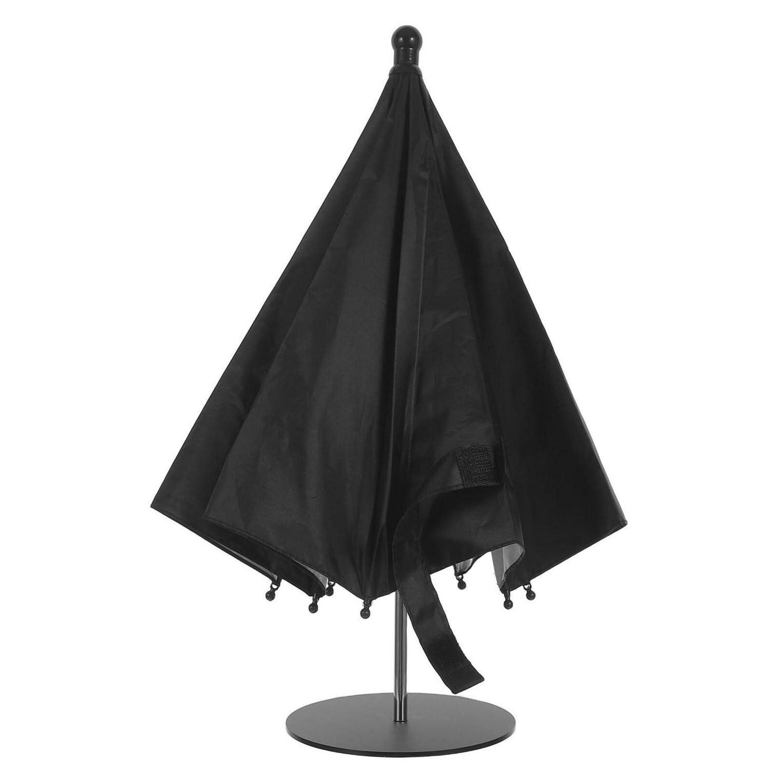 LuxusKollektion Sonnenschirm Sonnenschirm Mini faltbar schwarz