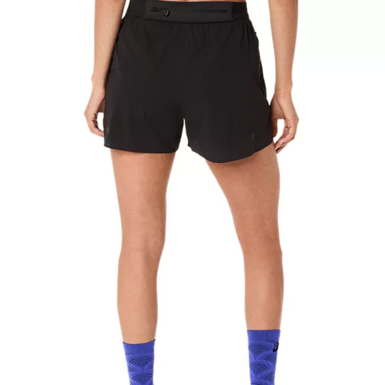 Asics Sporthose Asics Metarun Split Short Damen Schwarz