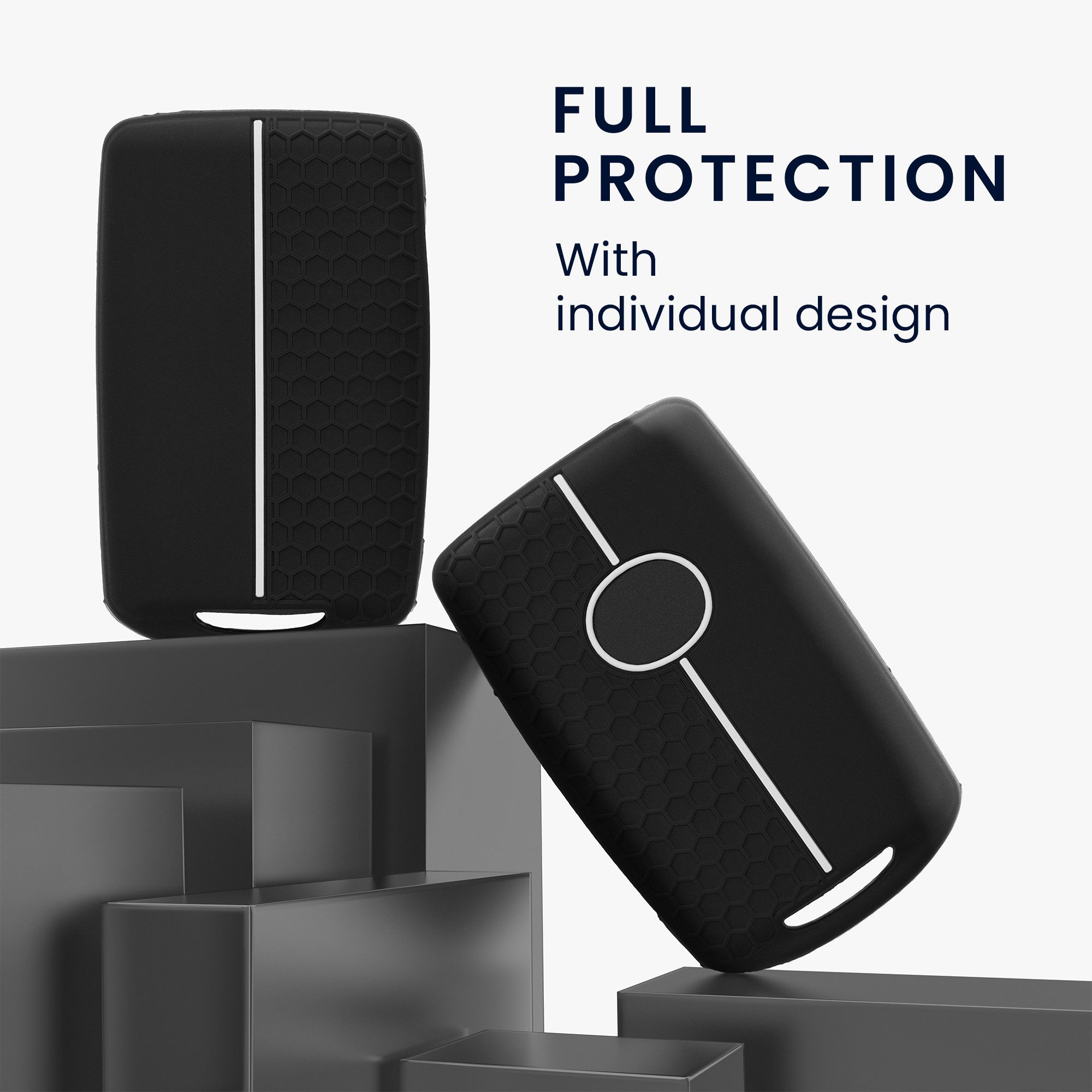 kwmobile Schlüsseltasche Autoschlüssel Silikon Hülle für günstig online kaufen