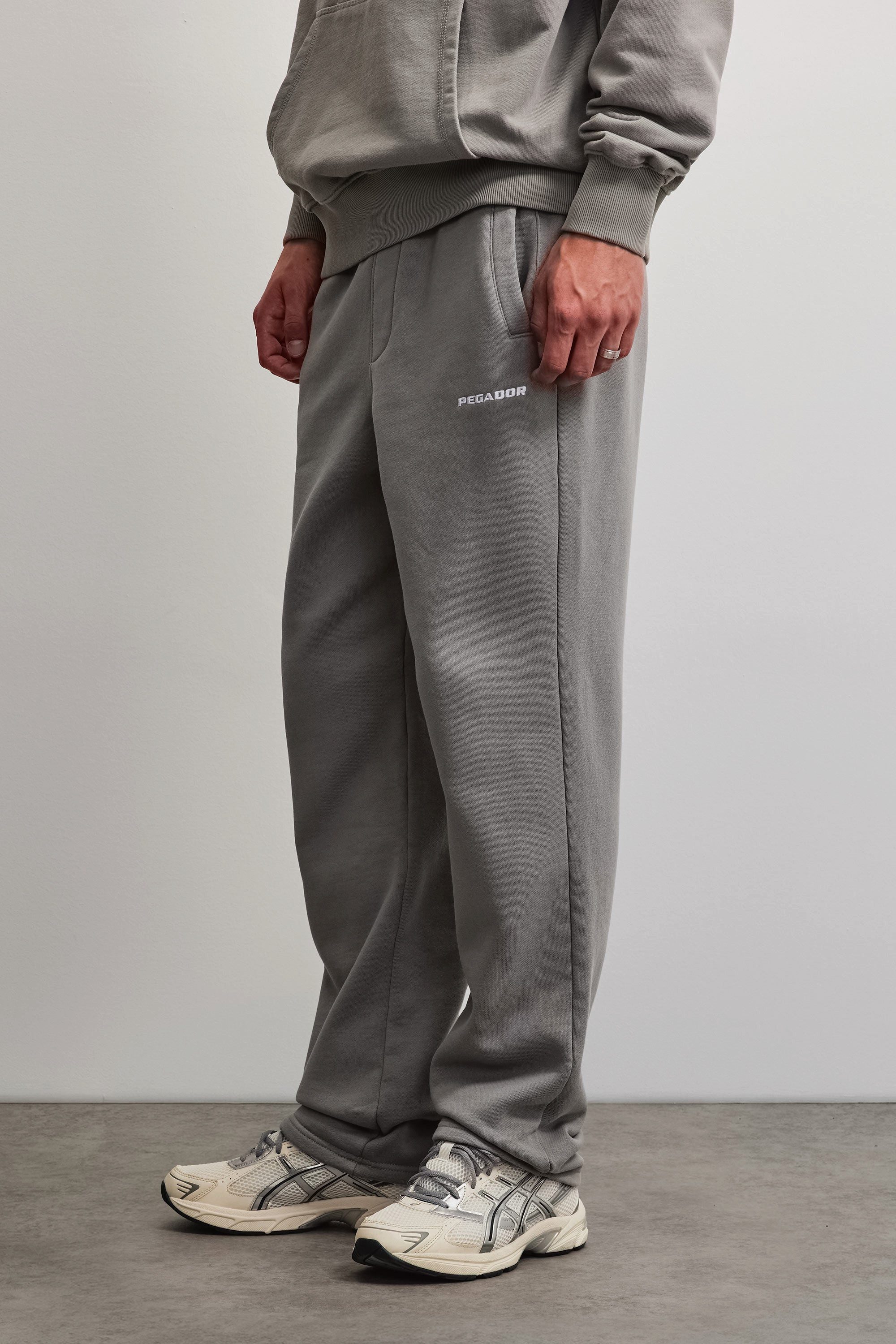 PEGADOR Sweathose Logo Wide Sweat Pants Baumwollmischung, weit – Bild 2 von 5