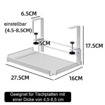 Welikera Kabelkanal Aufbewahrungsregal, Kabel und Steckdosenaufbewahrung Regal ohne Löcher