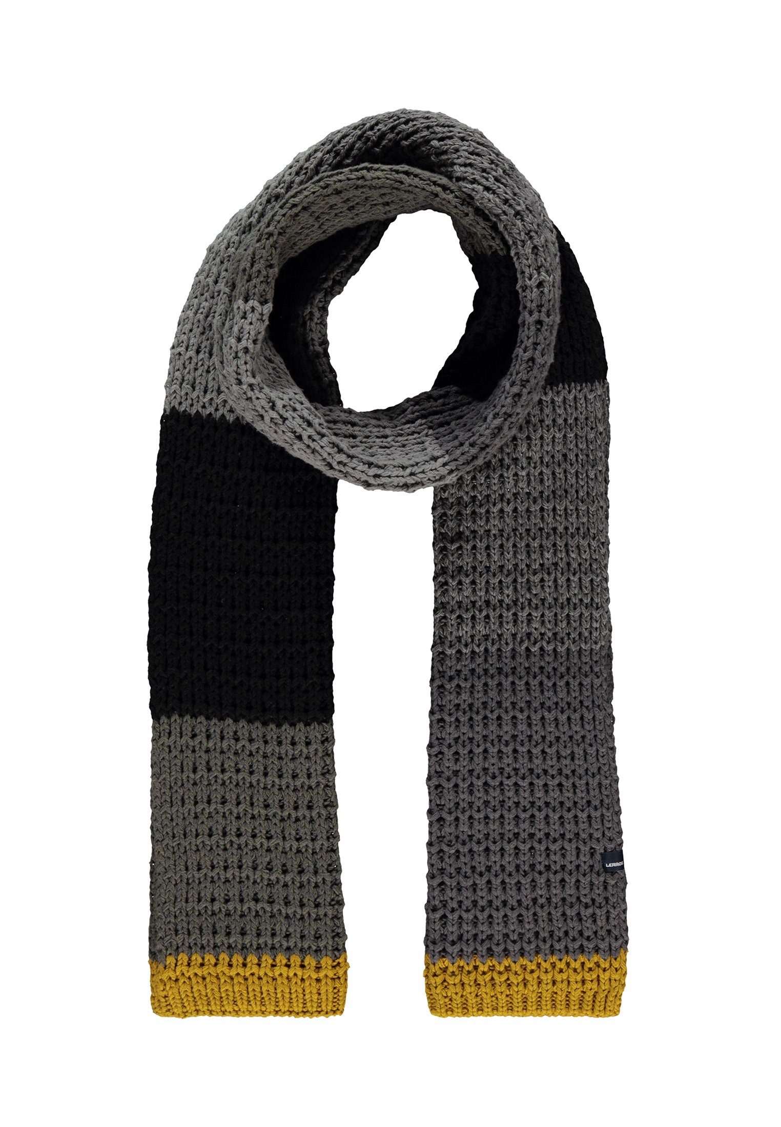 LERROS Strickschal LERROS Gestreifter SLATE GREY Strickschal