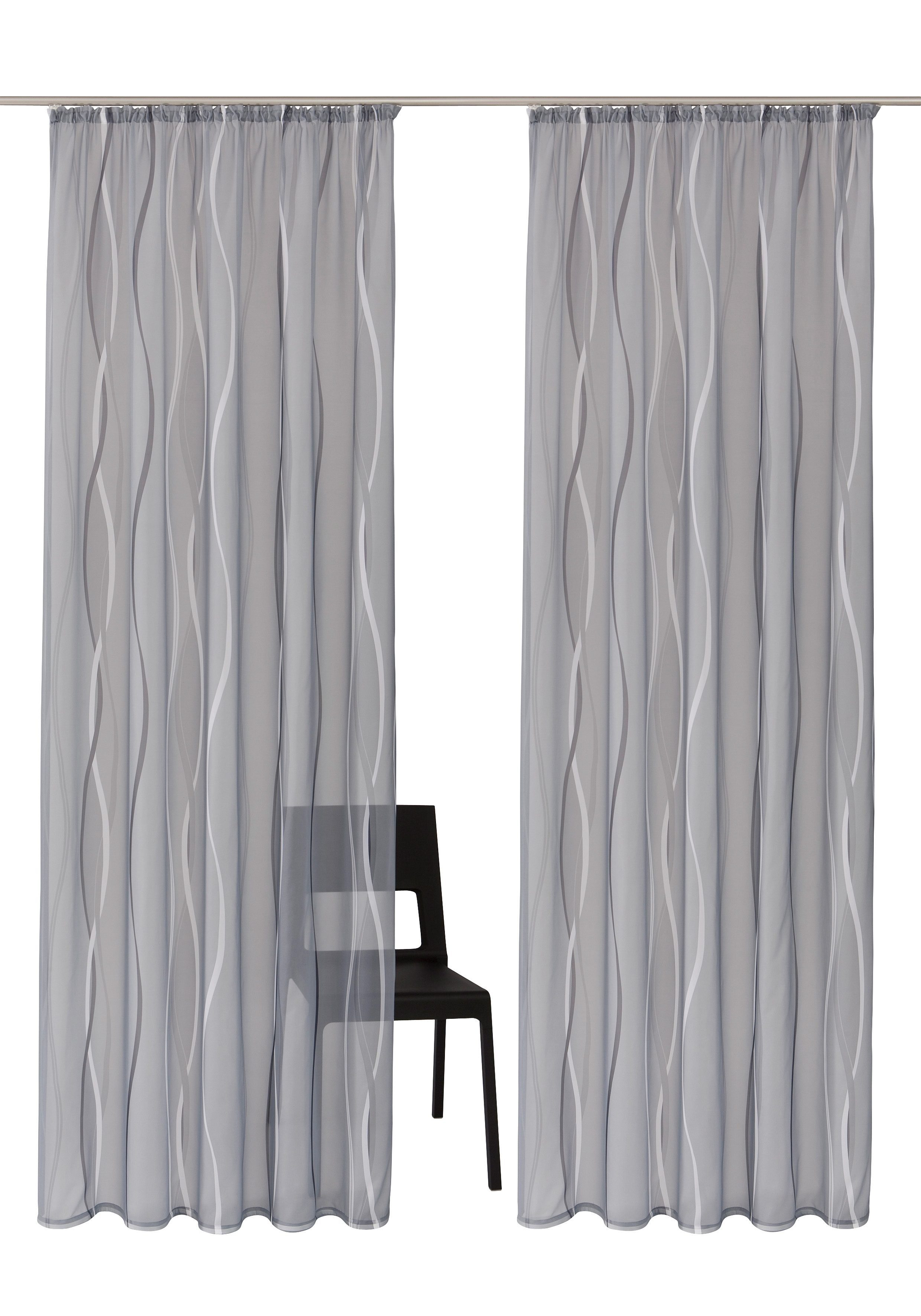 my home Gardine Dimona, Kräuselband (2 günstig online kaufen