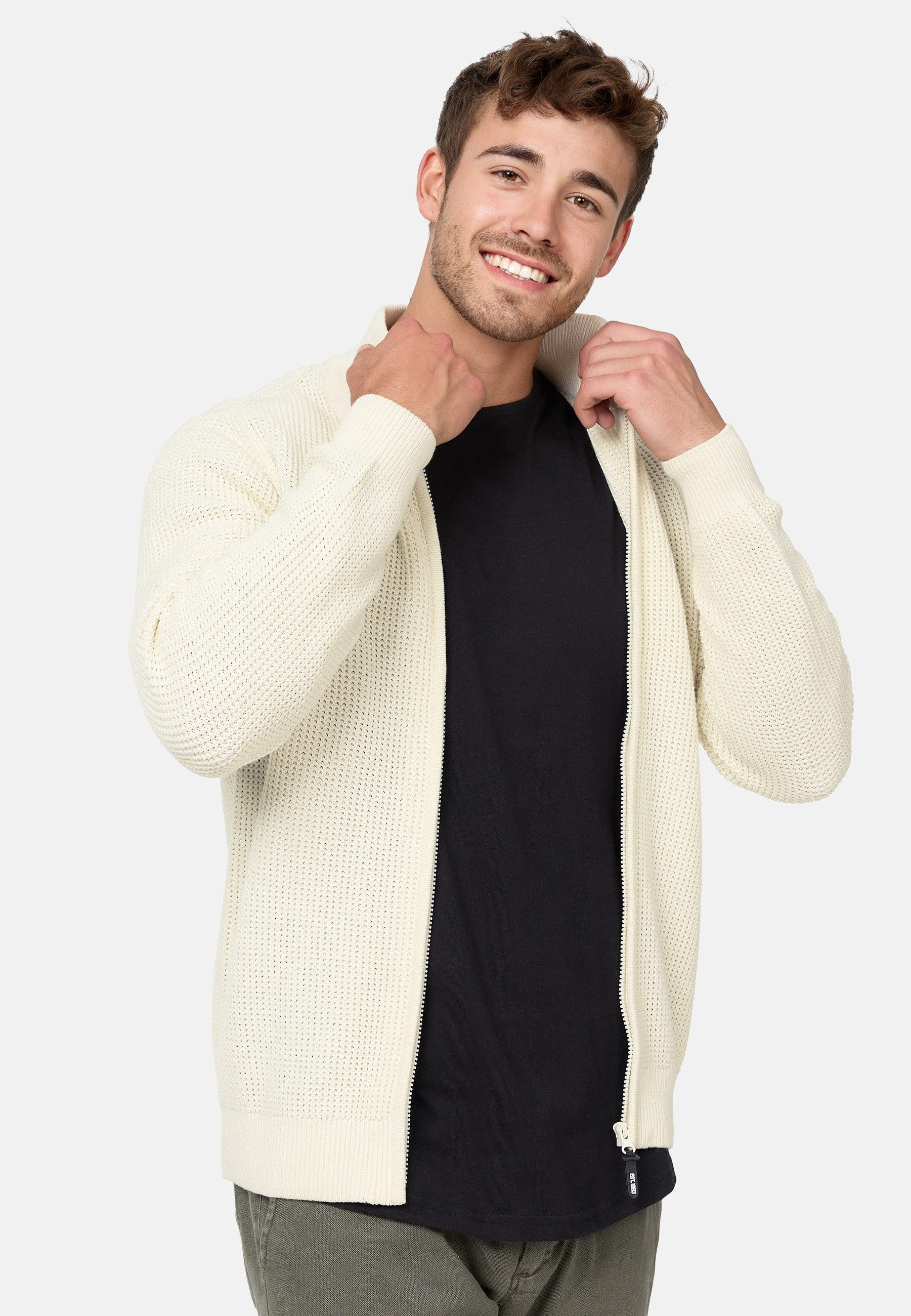 Indicode Strickjacke Herren INLayton Herrenstrickjacke